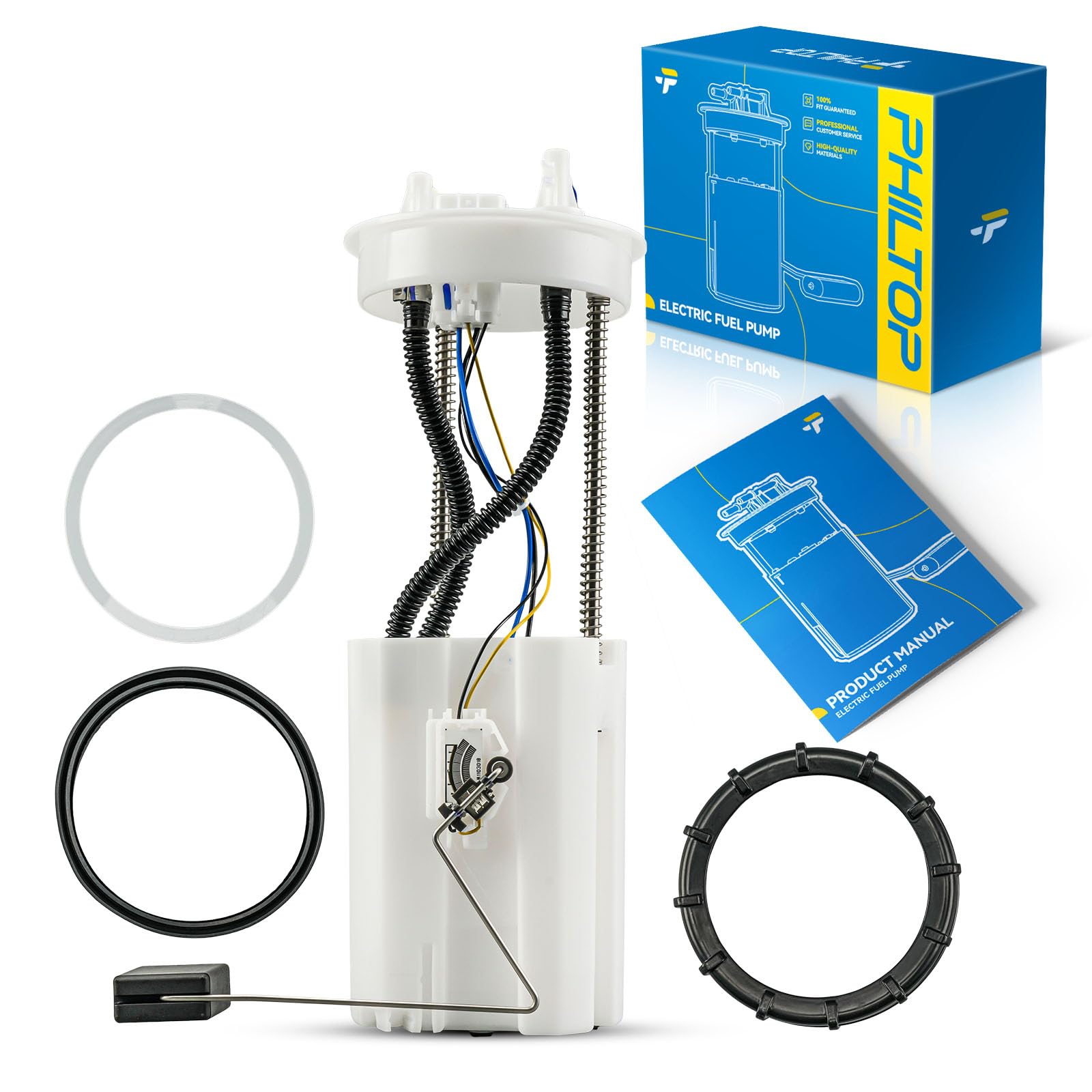 PHILTOP FG0957 Electric Fuel Pump Assembly Fit for Pilot 2003-2004, MDX 2001-2002, Electric Fuel Pump Module Assembly Kit