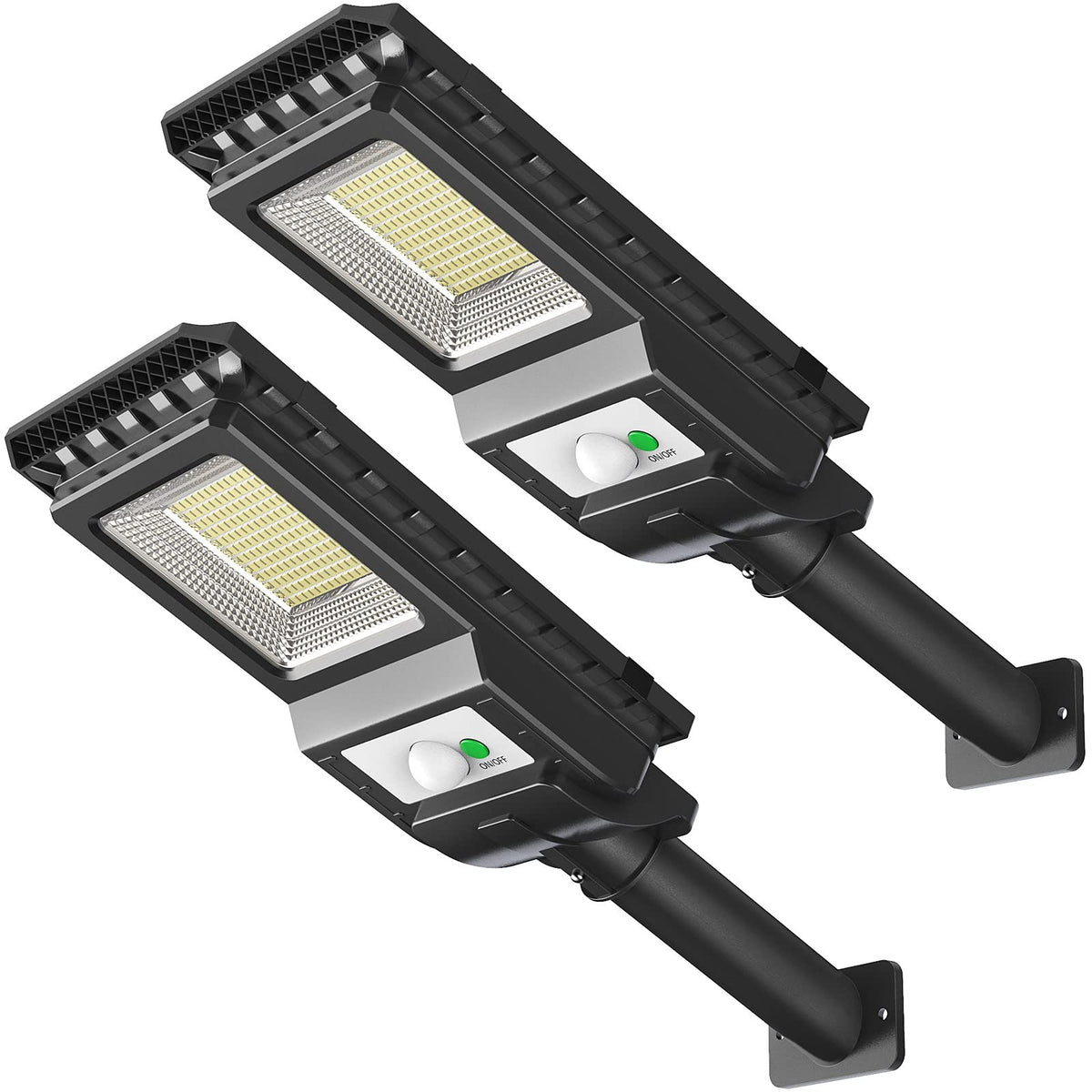 Engrepo Solar Lights Outdoor, 1000Lm 156 Leds Solar Powered Motion Sensor Light, Security Waterproof Solar Flood Light For Yard,