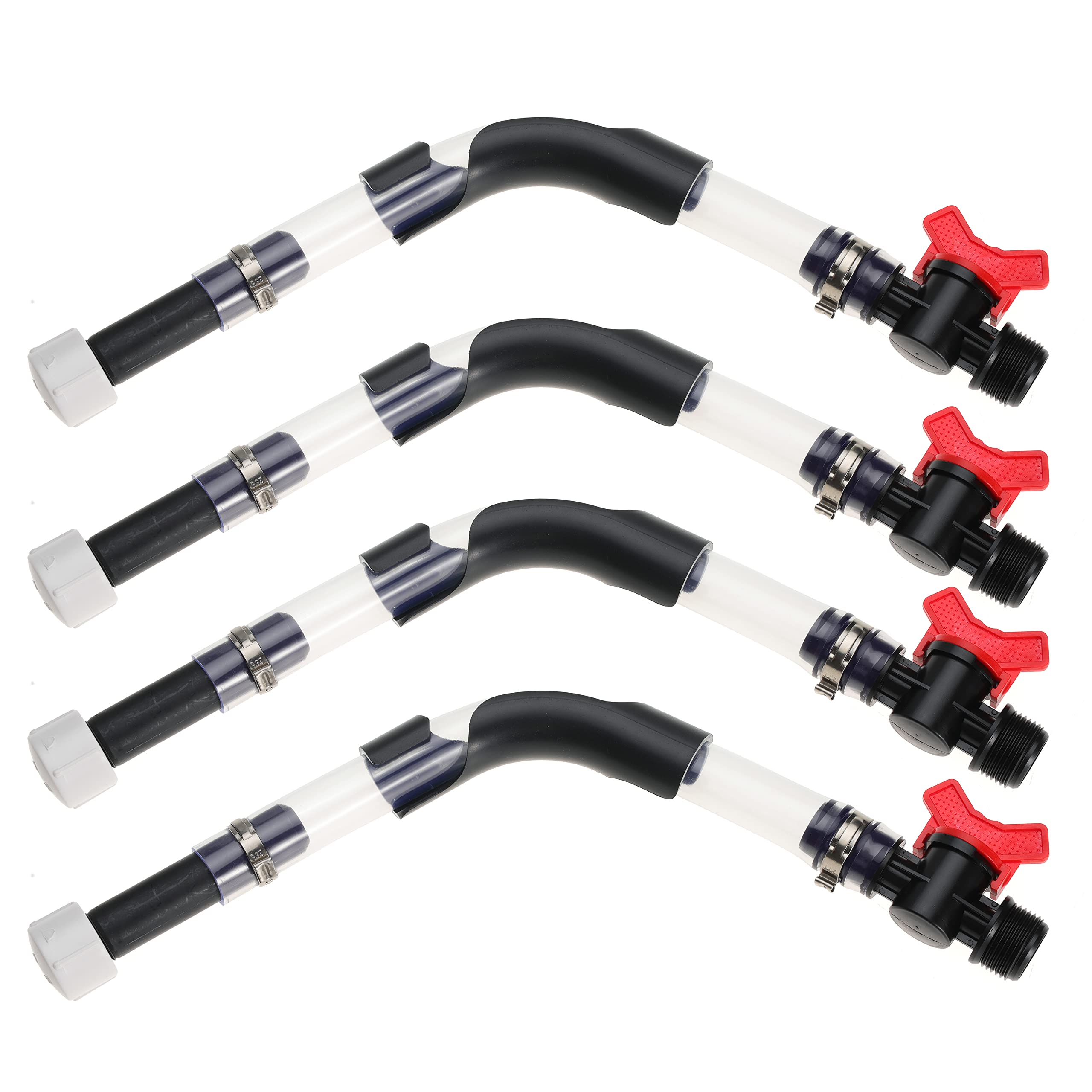 Jegs Fuel Filler Kit - LC2 Jugs with Ball Valve Hose, Bender for Scribner Fuel Tank