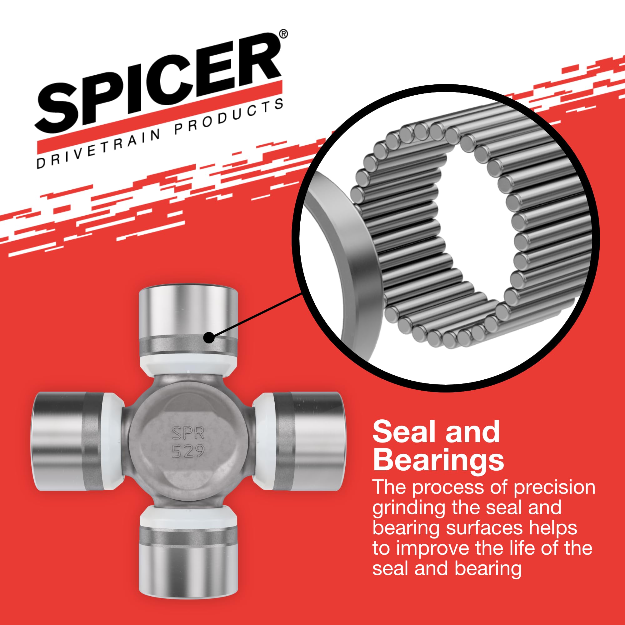 Spicer Spl55-4X U-Joint Kit Spl55/1480Wj Series (Isr)
