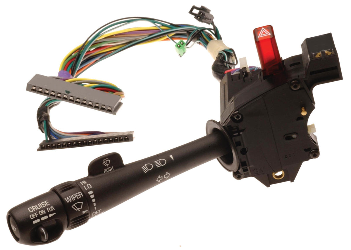 GM Genuine Parts D6254C Turn Signal, Headlight Dimmer, Windshield Wiper and Washer Switch with Lever