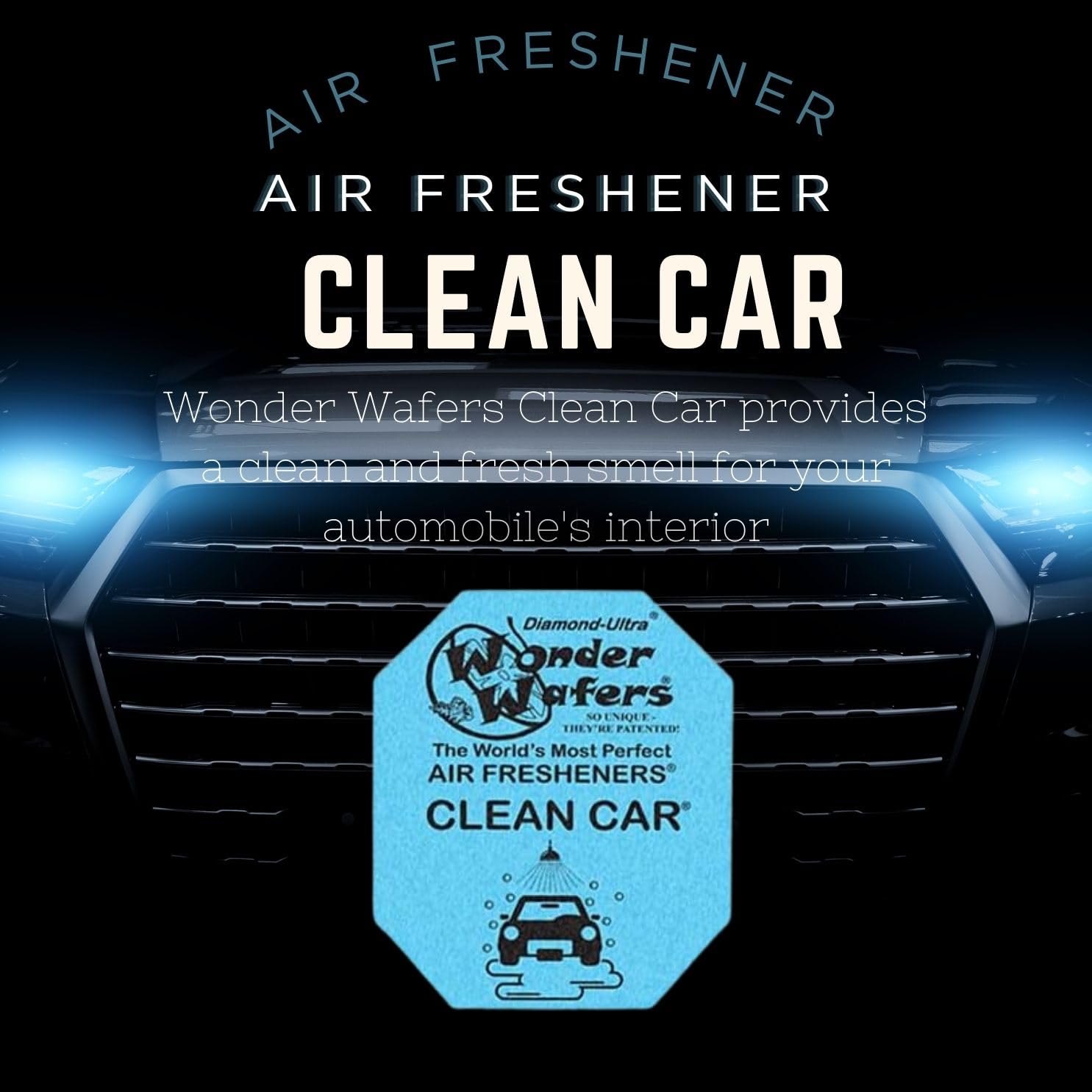 Wonder Wafers Air Fresheners 250 Count - Clean Car Scent for Automobile and Truck Detailing, Unwrapped Professional Use