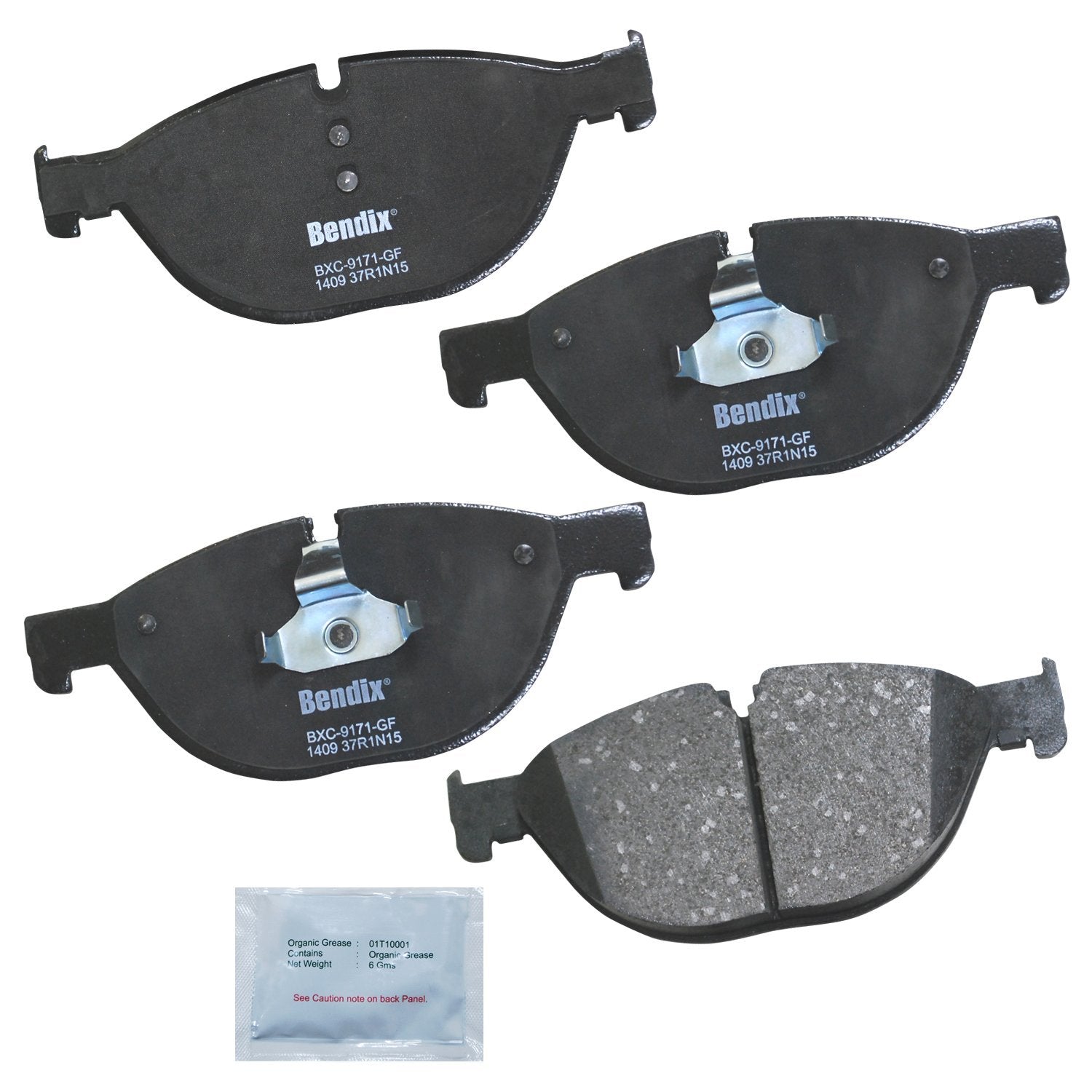 Bendix Priority1 Cfc1409 Ceramic Front Brake Pads For Bentley Arnage,Azure,Bmw 528I,535I Gt,Xdrive,550I,650I,Gran Coupe,740I,740