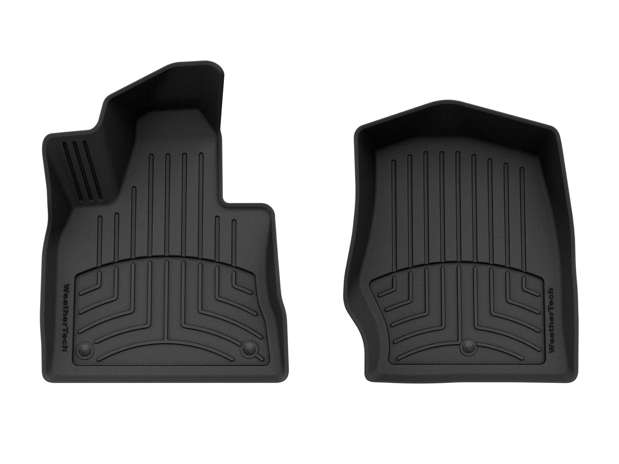WeatherTech FloorLiner HP Custom Fit Floor Mats for Ford Explorer Hybrid, Explorer ST, Explorer - 1st Row (4417161IM), Black
