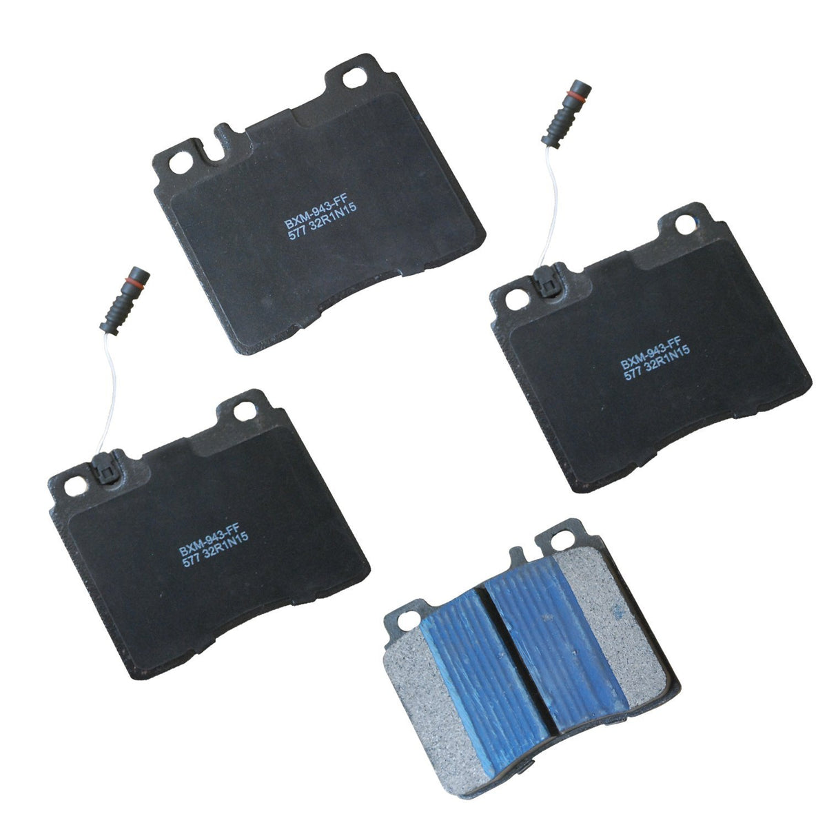 Bendix Premium Sbm577 Semi-Metallic Front Brake Pads For Select Models Mercedes-Benz 300Sd, 300Se, 400Se, 400Sel, 500Sec, 500Sel