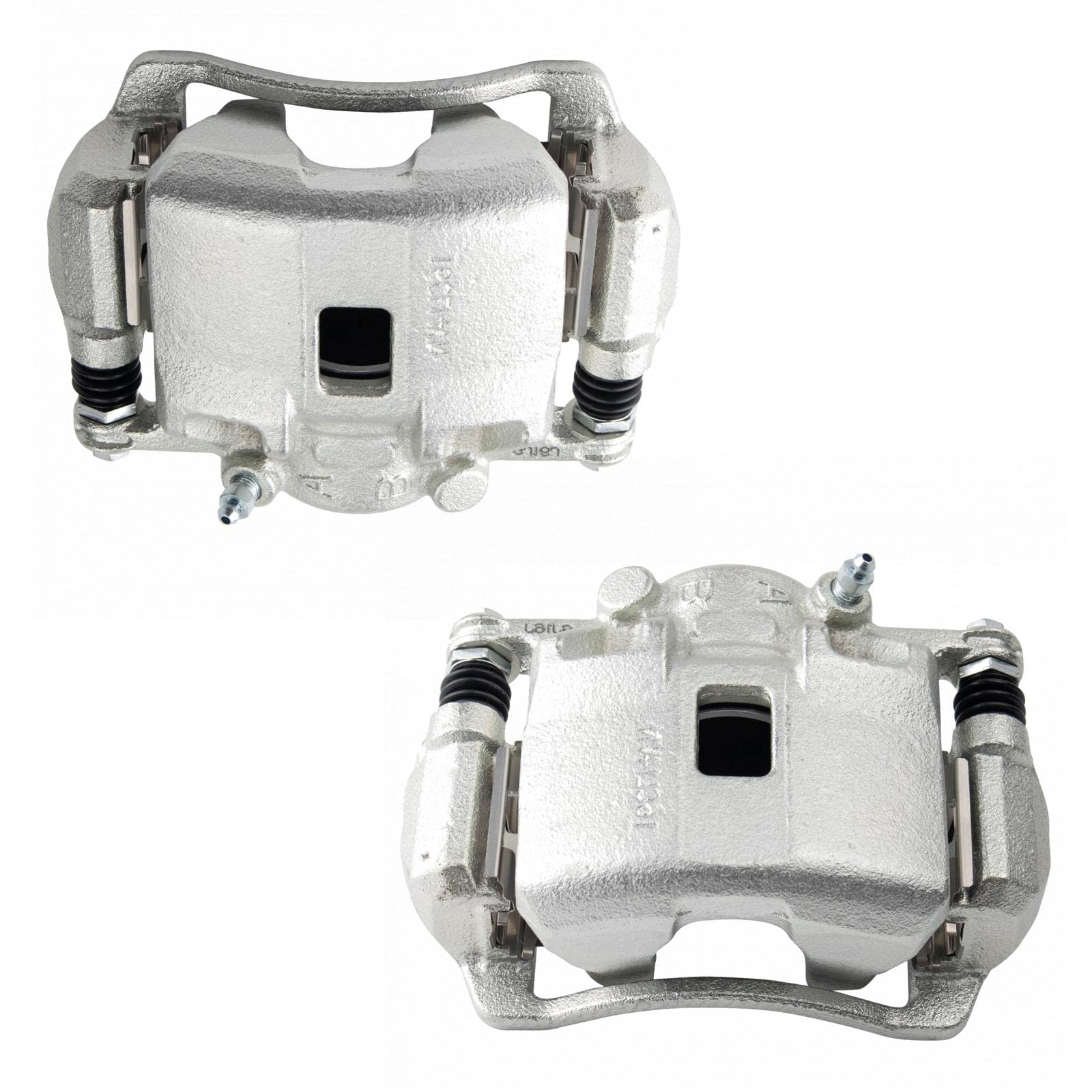 Trq Front Brake Caliper Set Compatible With 2002-2006 Acura Rsx 2003-2011 Honda Civic 2007-2008 Fit