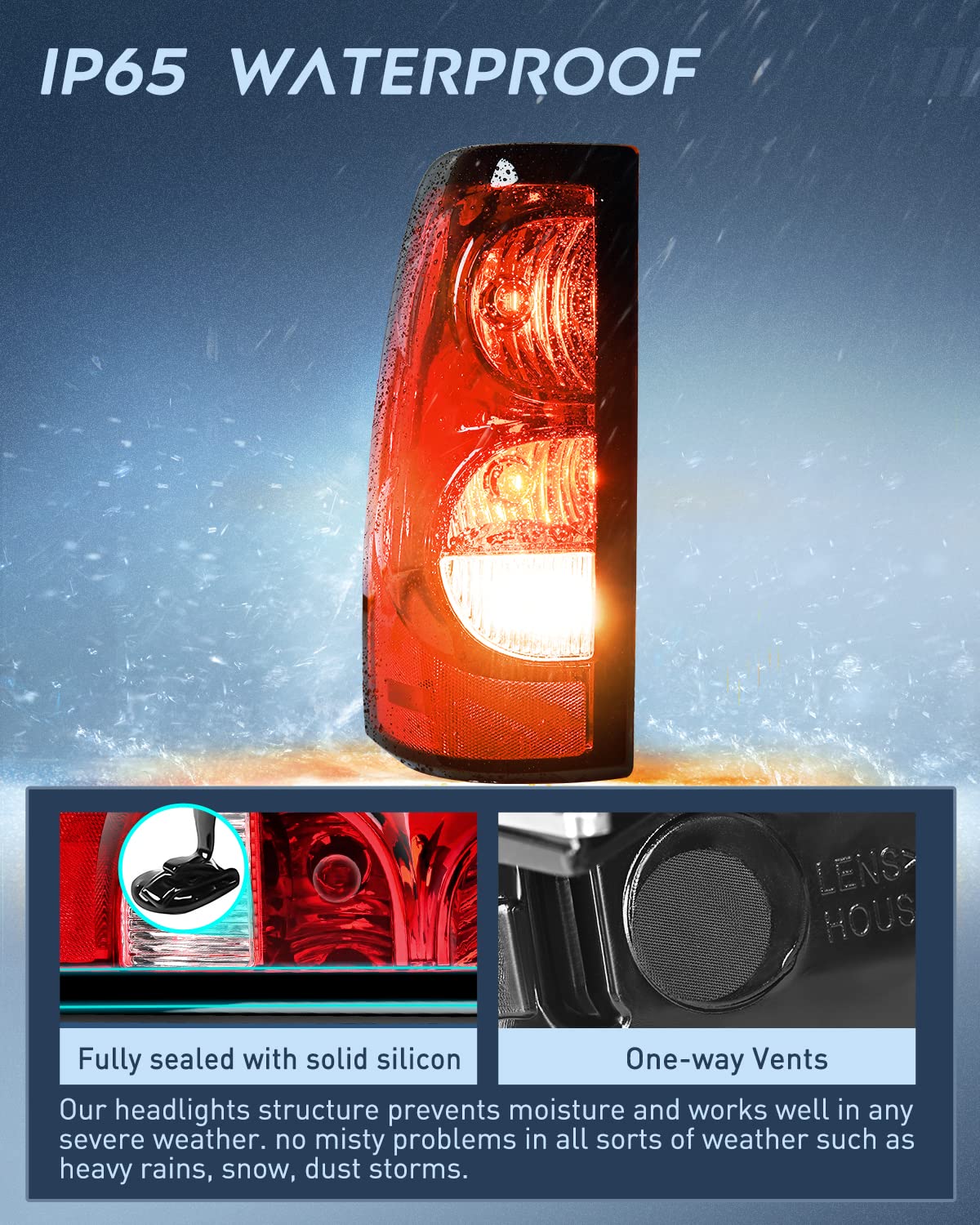 Nilight Taillight Assembly For 2003 2004 2005 2006 Chevy Silverado 1500 1500Hd 2500 2500Hd 3500 2007 Chevrolet Classic Oe Style