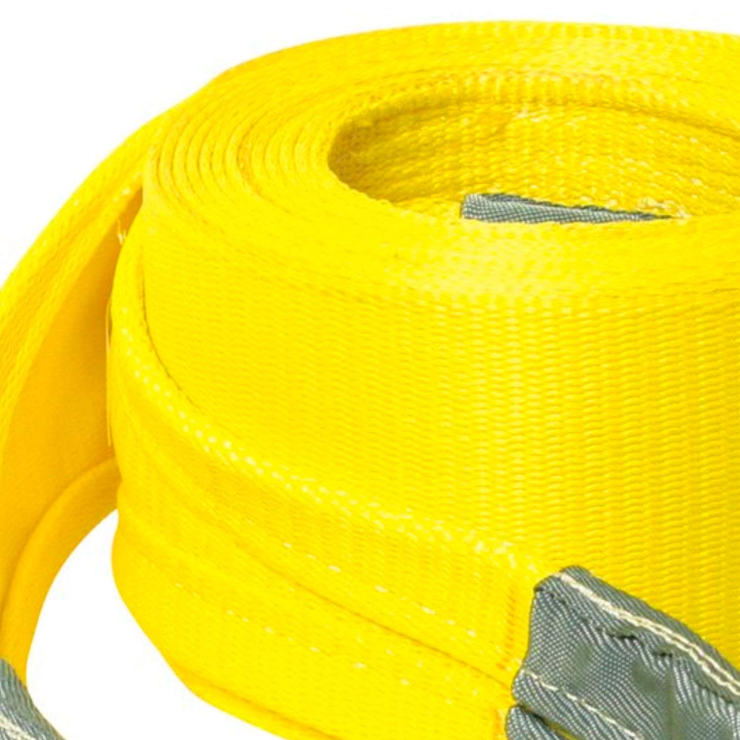 Vulcan Tow Strap With Reinforced Eyes - Heavy Duty - 6 Inch X 30 Foot - 15,000 Pound Towing Capacity