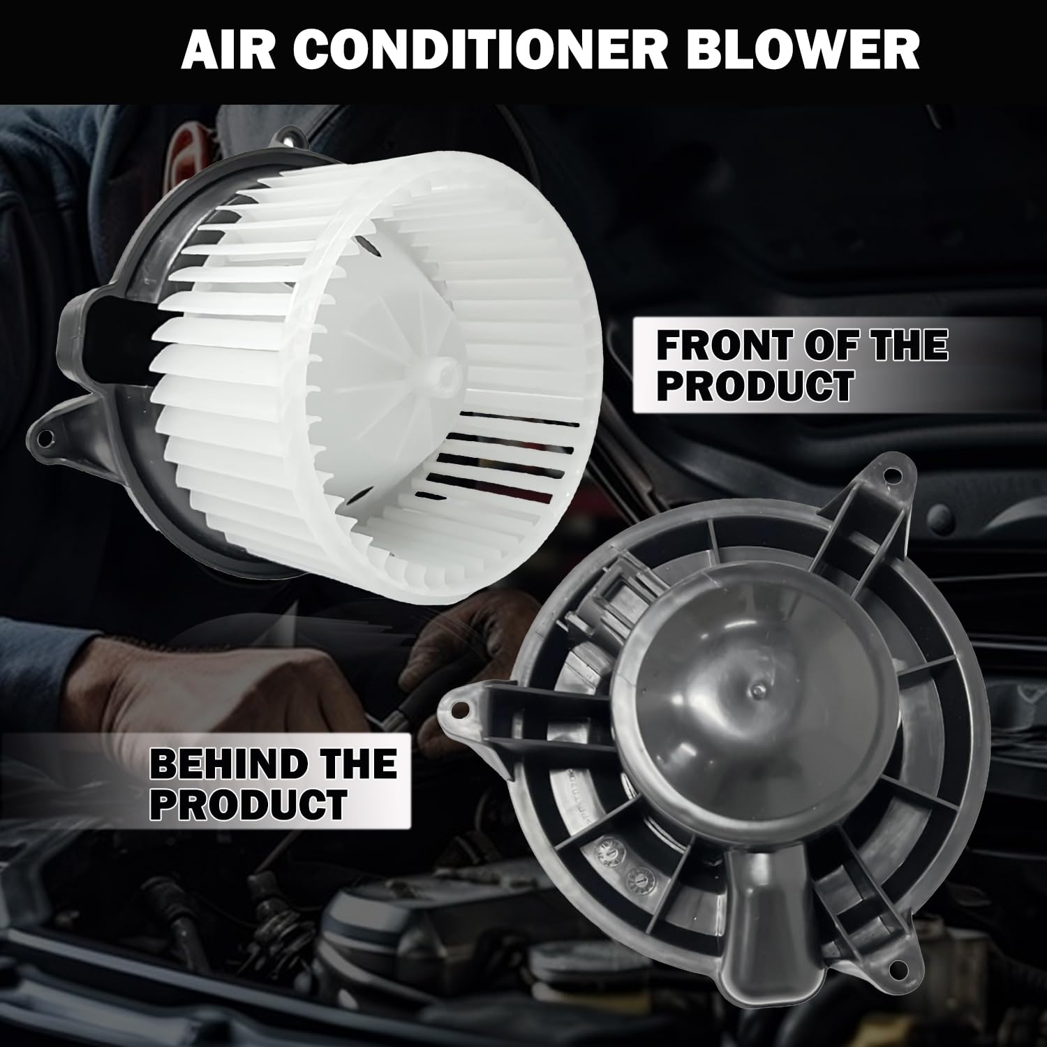 Aspligo 700101 Rear Ac Heater Blower Motor Fan Fit For Cadillac Escalade Ext For Chevy Avalanche 1500 2500 Silverado 1500 2500 3