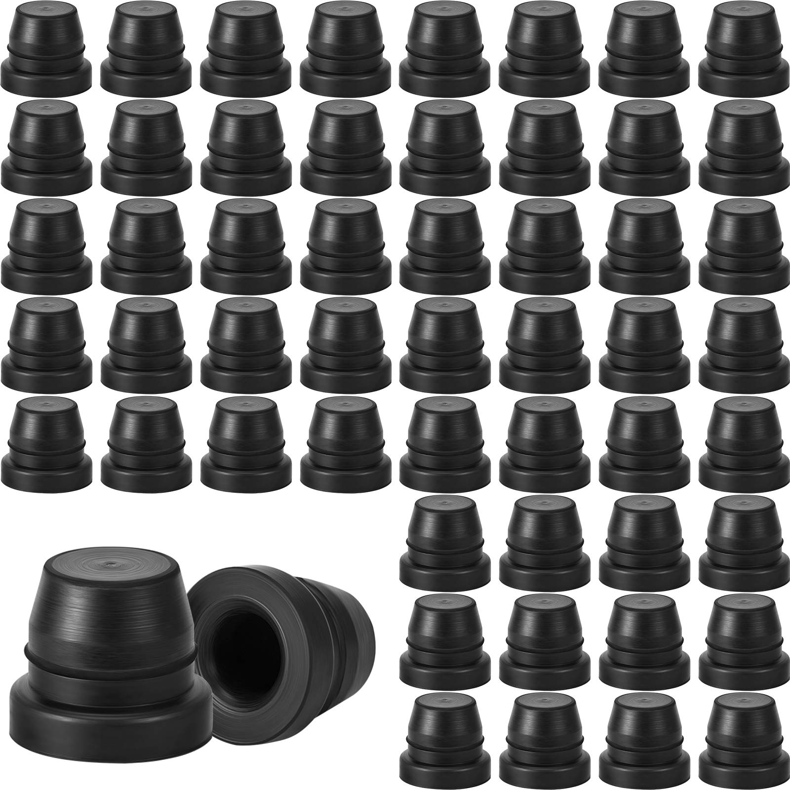 Brake Bleeder Screw Cap Grease Fitting Cap Rubber Dust Cover For Cars And Motorcycles (60 Pieces)