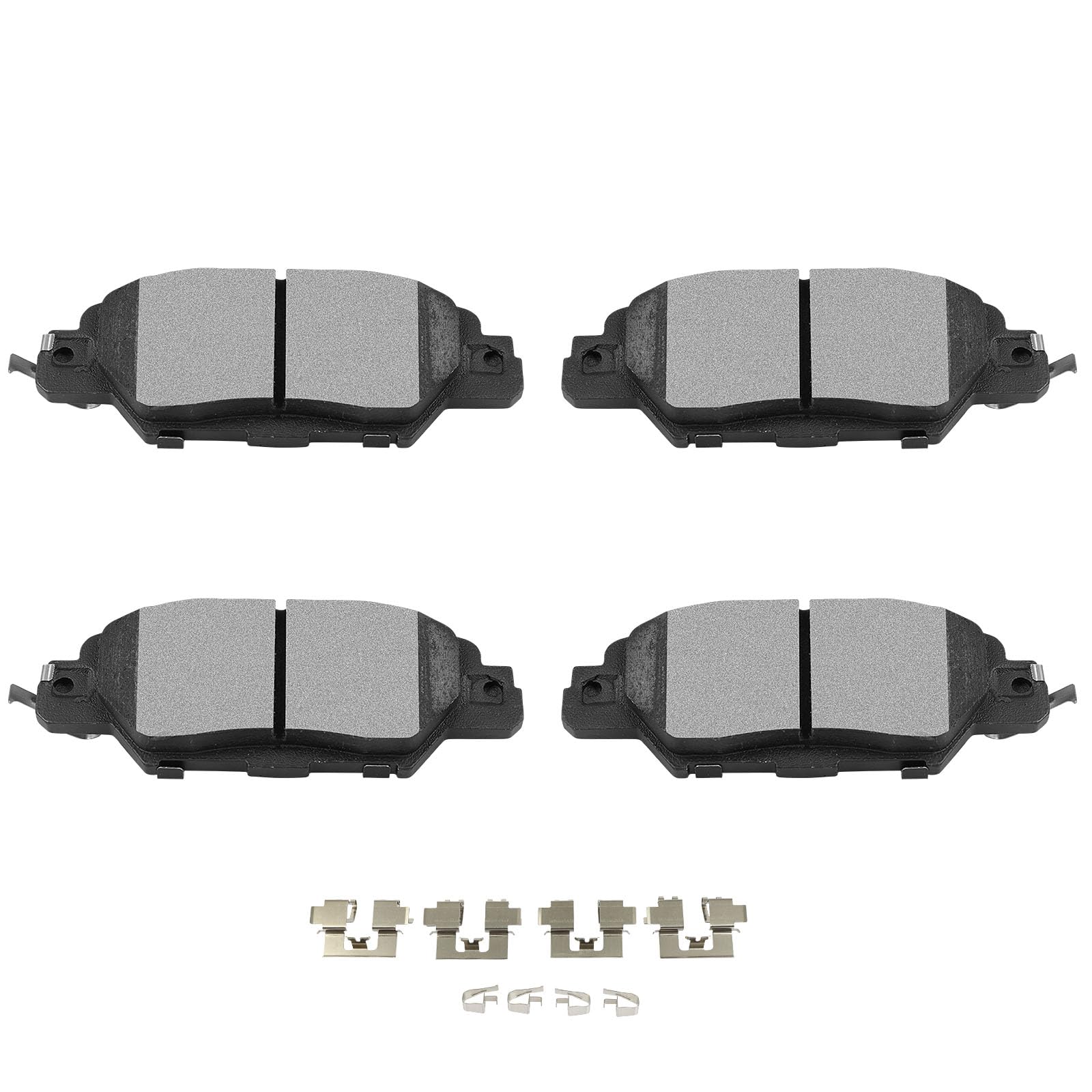 Scitoo Rear Disc Brake Pad Set 4Pcs W/Hardware Fit For Mazda For Cx-5 2016 2017 2018 2019 2020 2021