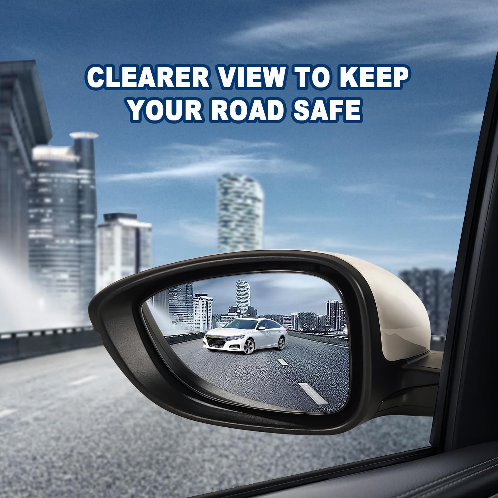 Lqito Left Driver Side Mirror Fits 2018-2022 Honda Accord With Power Glass, Heated, Blind Spot Detection,Turn Signal And Manual