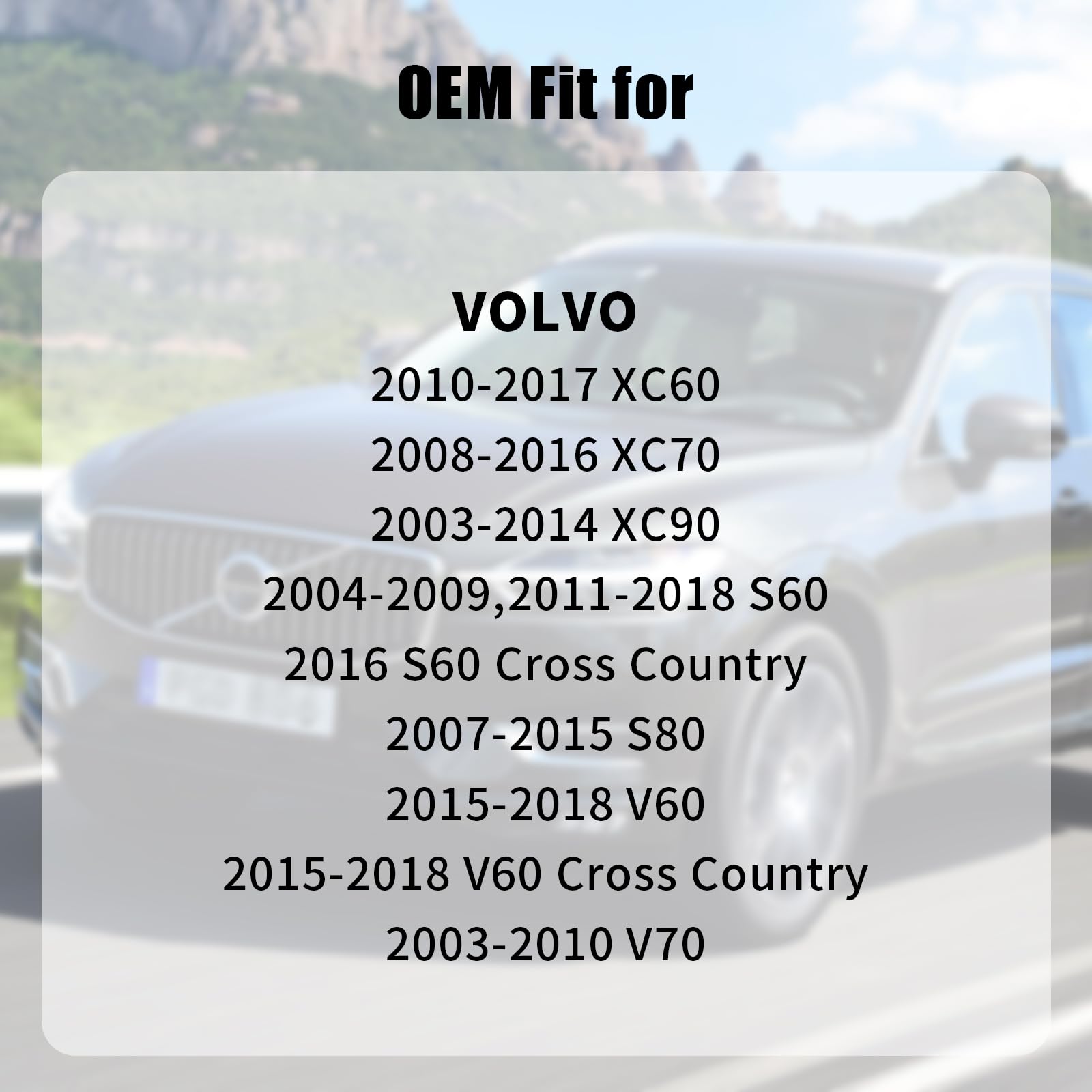 Gas Cap Fuel Cap For Volvo, 2010-2017 Xc60, 2009-2016 Xc70, 2003-2014 Xc90, 2015-2018 V60/V60 Cross Country, 2003-2010 V70, 2004