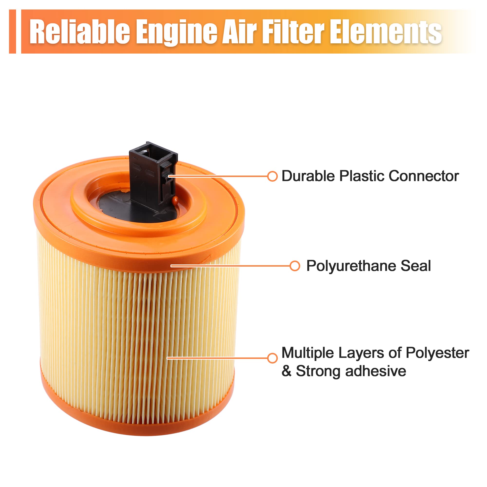 X AUTOHAUX Car Engine Air Filter for Chevrolet Cruze 1.4L L4 2016-2019 for Cadillac ATS V 3.6L V6 2016-2019 13367308 Engine Air