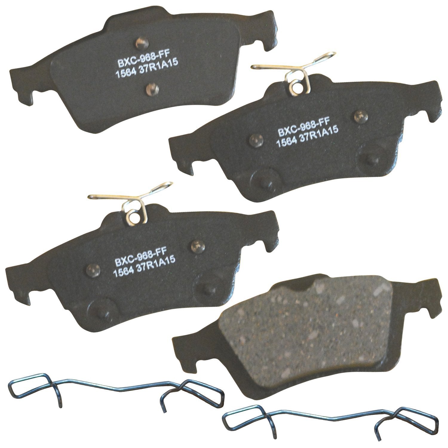 Bendix Premium Sbc1564 Ceramic Rear Brake Pads For Ford C-Max 2017-2013, Escape 2016-2013, Focus 2018-2012, Transit Connect 2022
