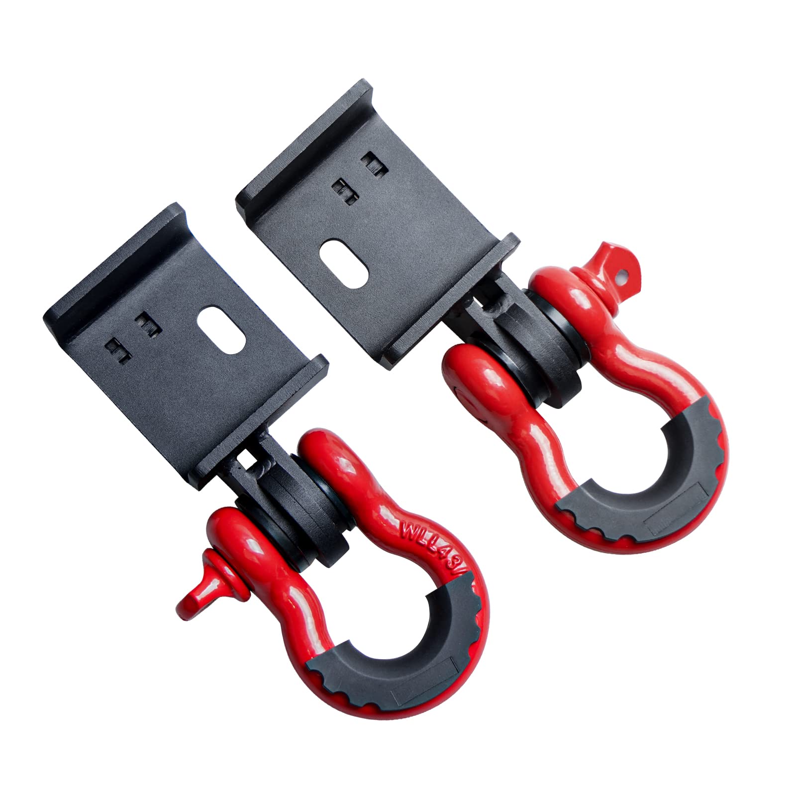 GSTP Front Demon Tow Hook Bracket with D Ring Shackle Compatible with Toyota Tacoma 2009-2023