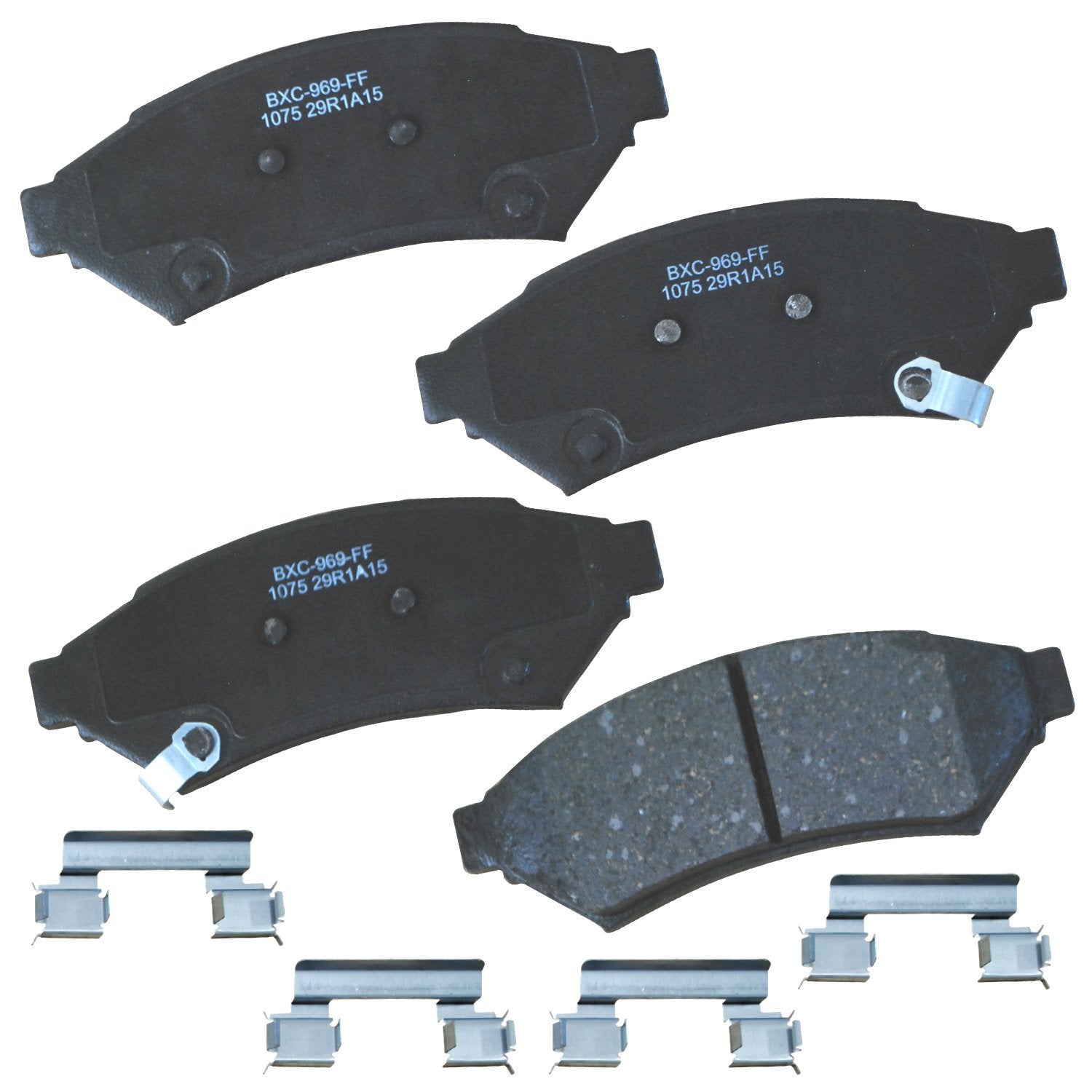 Bendix Premium Sbc1075 Ceramic Front Brake Pads For Select Models Buick Allure, Lacrosse, Terraza, Chevrolet Uplander, Mobility 