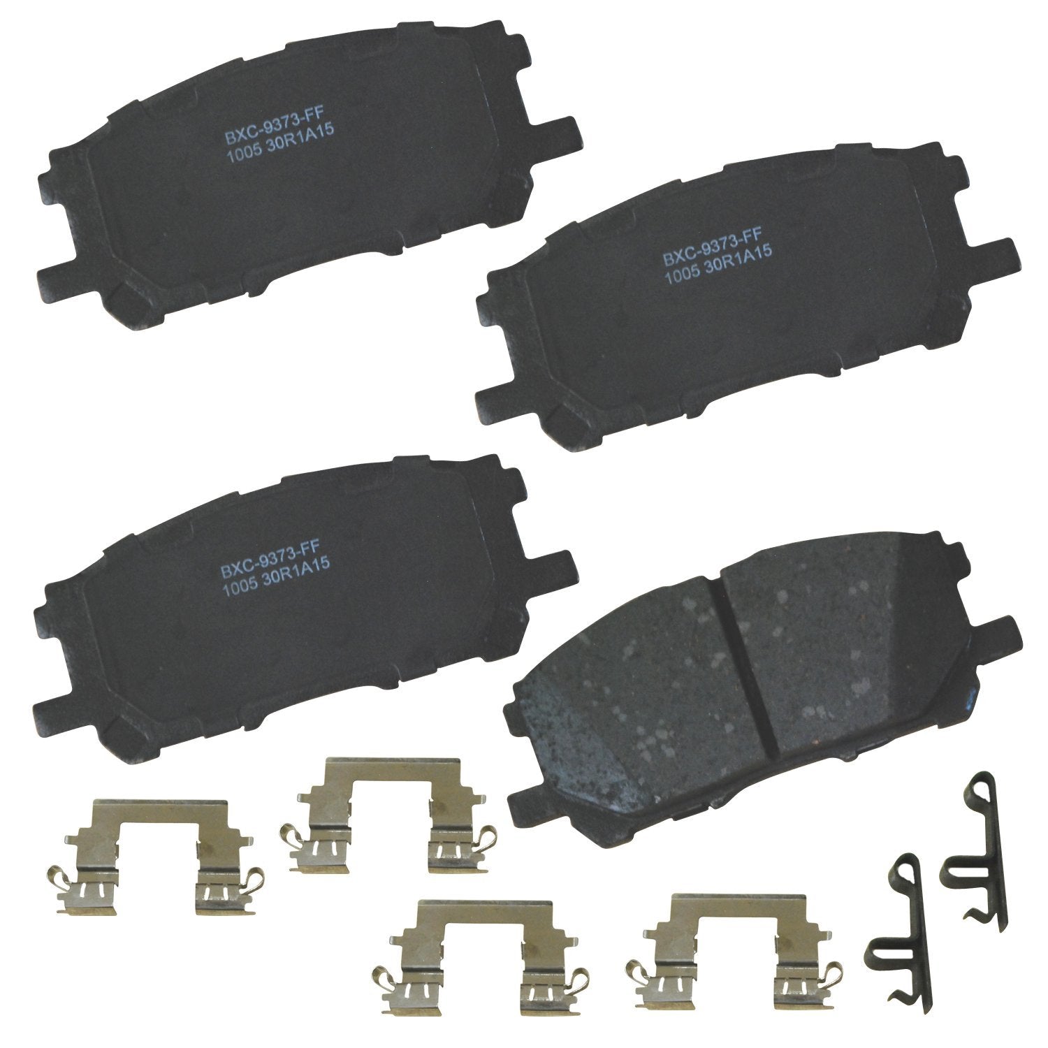 Bendix Premium Sbc1005 Ceramic Front Brake Pads For Lexus Rx330 2006-2004, Rx350 2009-2007, Rx400H 2008-2006, Toyota Highlander 