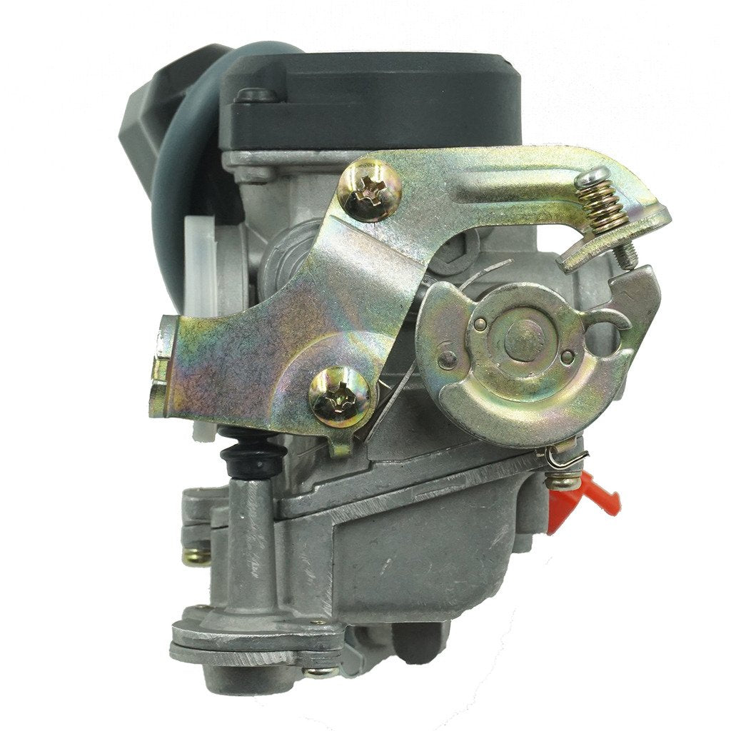 Glixal Atmt1-073-1 20Mm Performance Big Bore Cvk Carburetor With Electric Choke For Chinese Gy6 49Cc 50Cc 80Cc 100Cc Scooter Moped Atv Go Kart Quads Buggy 139Qmb 139Qma Pd18J Carbs