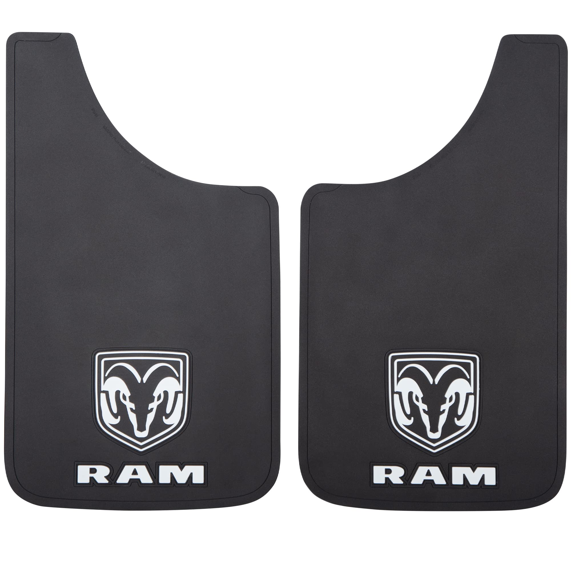 Plasticolor 000541R01 RAM Logo Easy Fit Mud Guard 11x19 - Left and Right Set