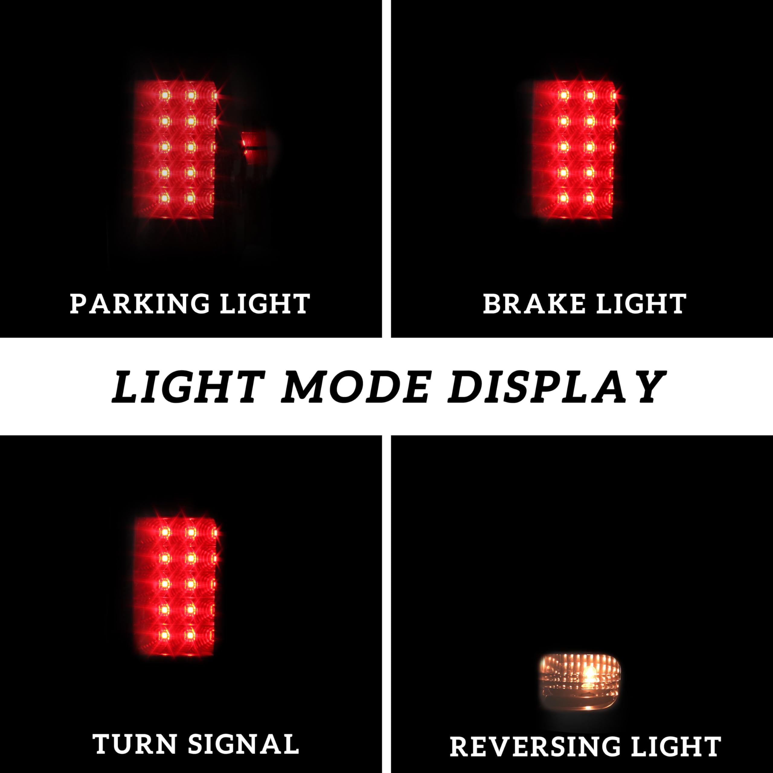 Kewisauto Led Tail Lights For Dodge Ram 1500 2500 3500 09-18, Smoked Black Led Taillights Brake Rear Lamps For Dodge Ram 1500 20