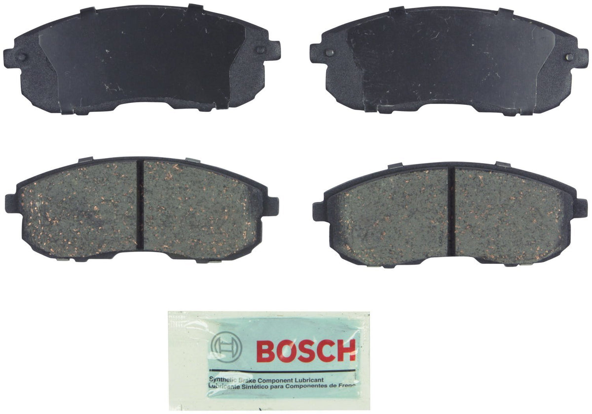 BOSCH BE815A Blue Ceramic Disc Brake Pad Set - Compatible With Select Infiniti I35; Nissan Altima, Juke, Maxima, Sentra, Versa; 