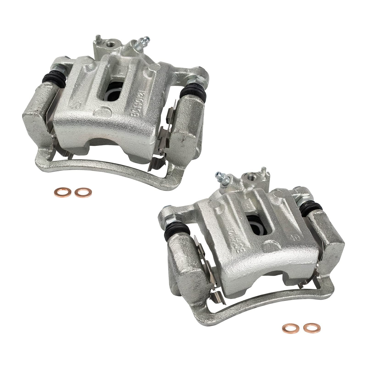 Trq Rear Brake Caliper Set Compatible With 2012-2015 Chevrolet Captiva Sport 2007-2017 Equinox 2010-2017 Gmc Terrain 2007-2009 P