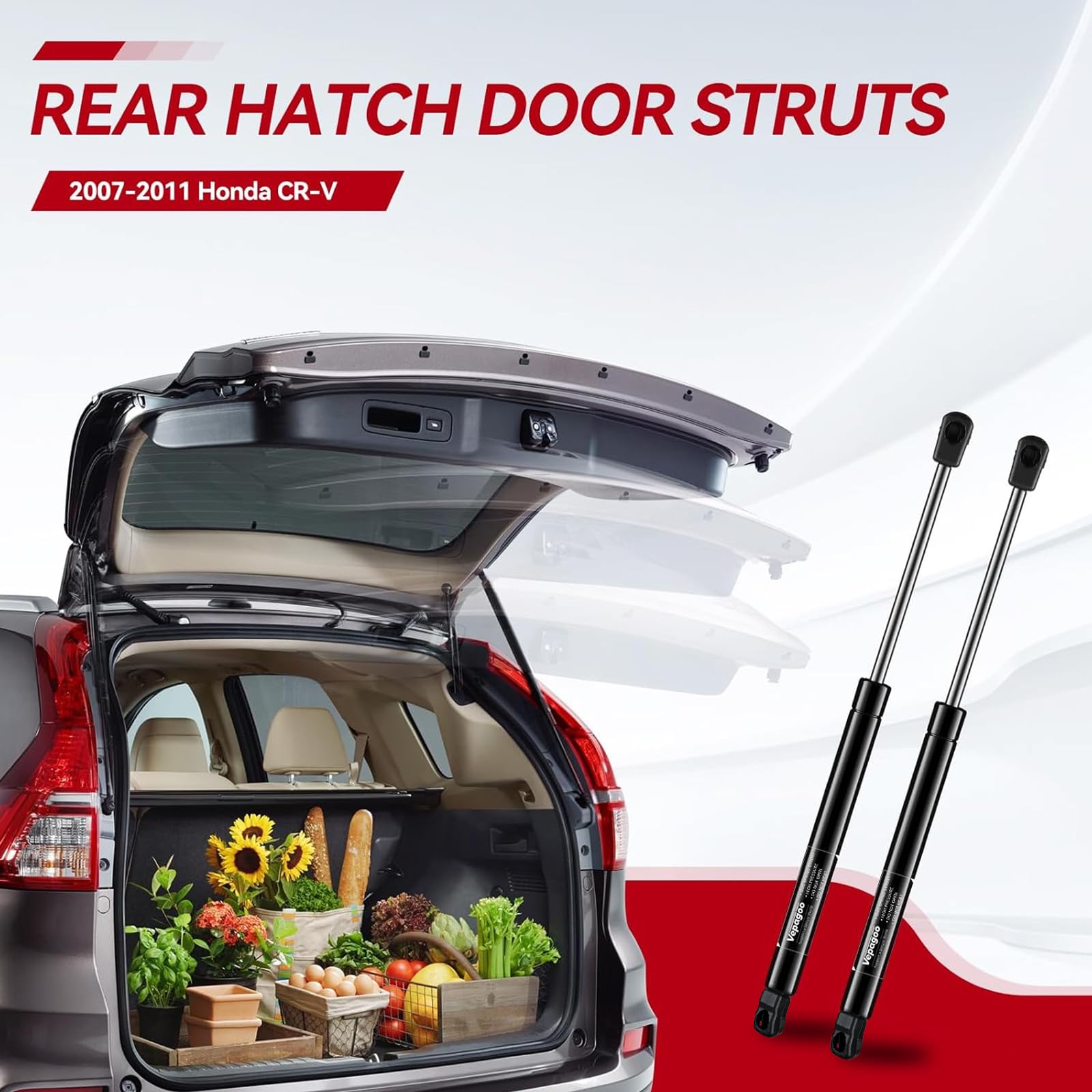 Vepagoo 6179 Rear Hatch Lift Gate Strut For 2007-2011 Honda Cr-V Base/Ex/Ex-L/Lx/Se Sport Utility 4-Door Liftgate Tailgate Shock