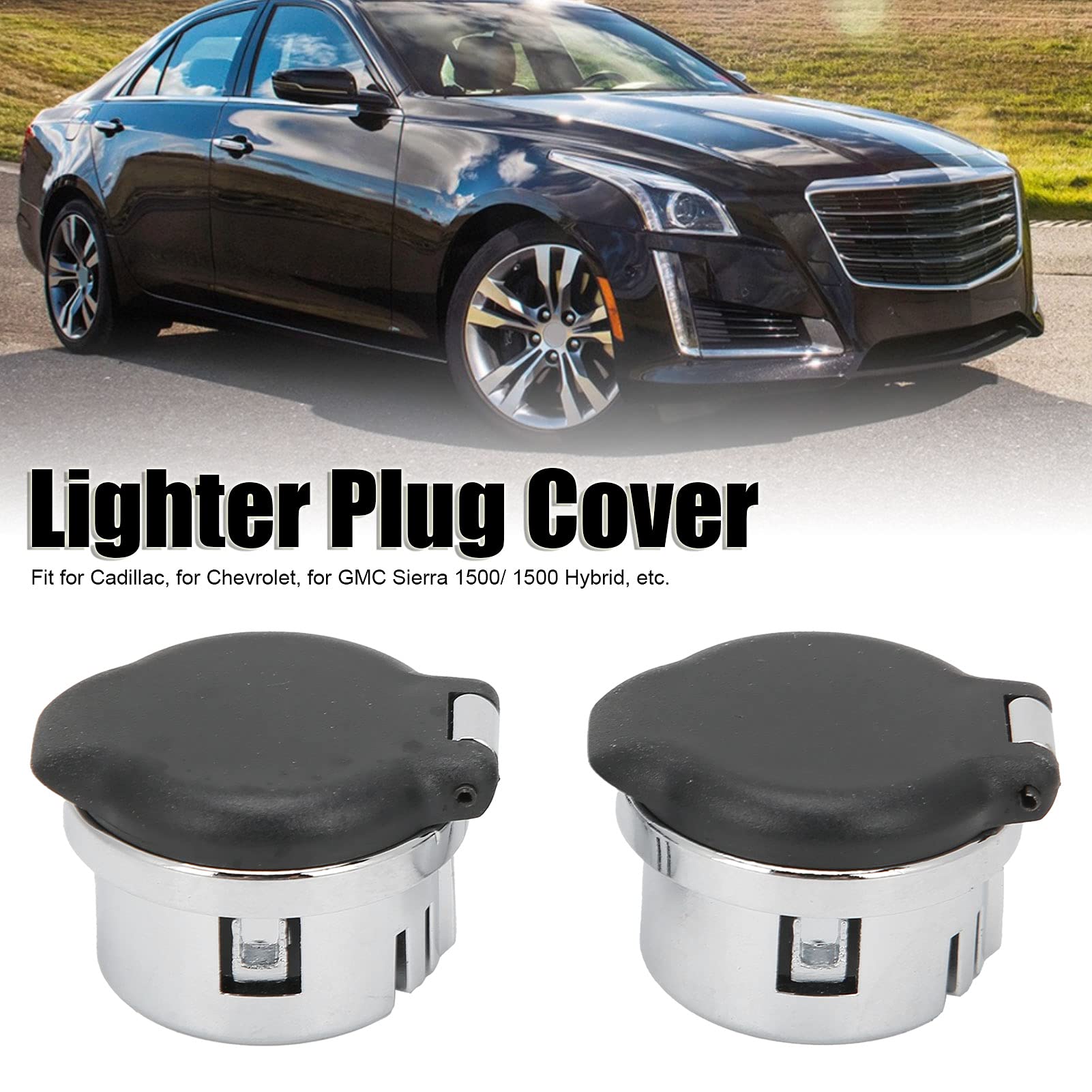 Cigarette Lighter Plug Retainer, Lighter Plug Cover 20983936 Dash Power Outlet Cap Fit For///