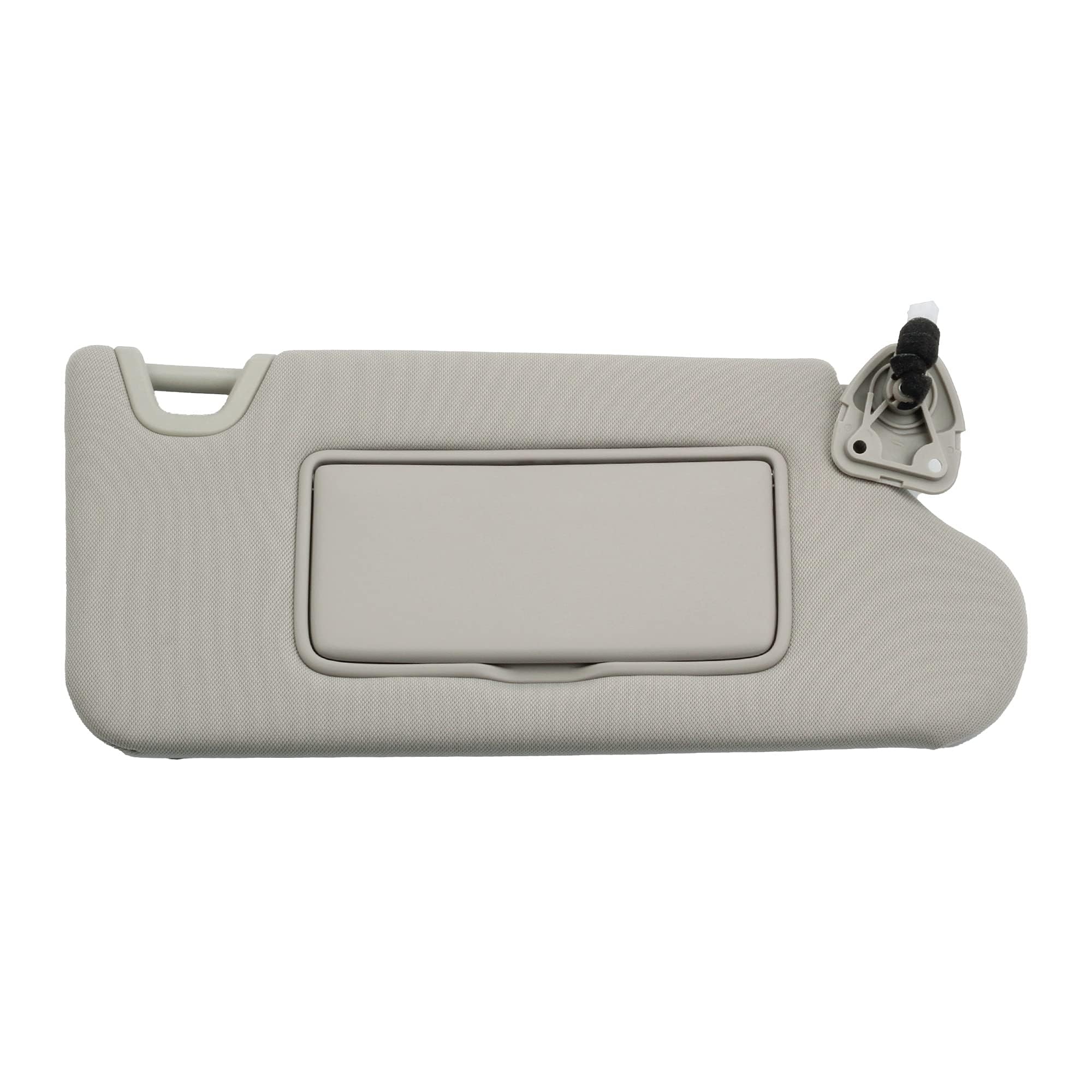 Dasbecan Gray Right Passenger Side Sun Visor Compatible With Nissan Altima 2013-2018 With Mirror And Vanity Light Without Sunroo