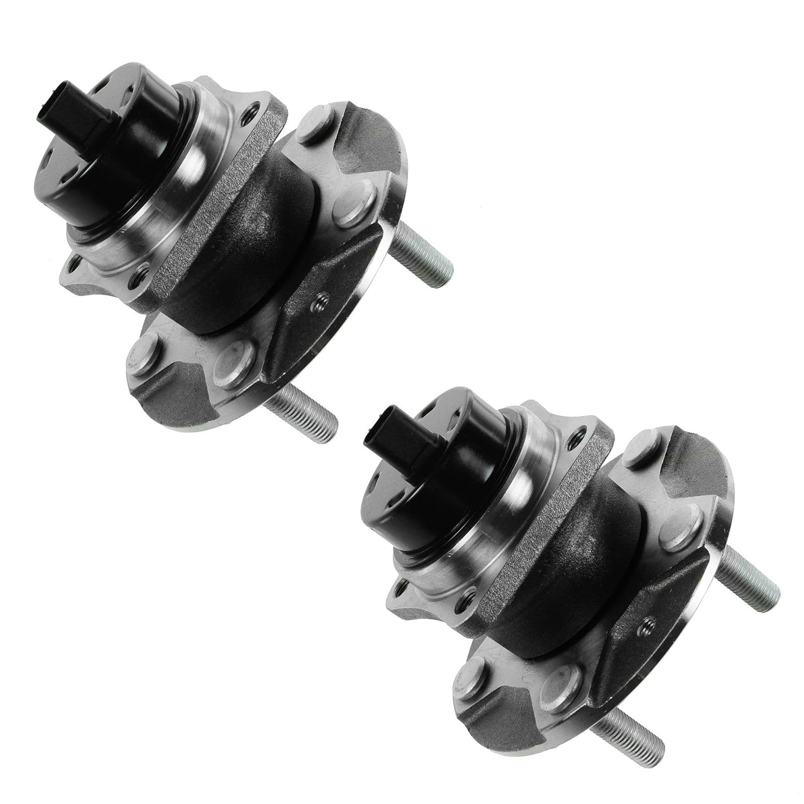 Trq Front Wheel Hub Bearings Assembly Set Compatible With 2004-2011 Mazda Rx-8