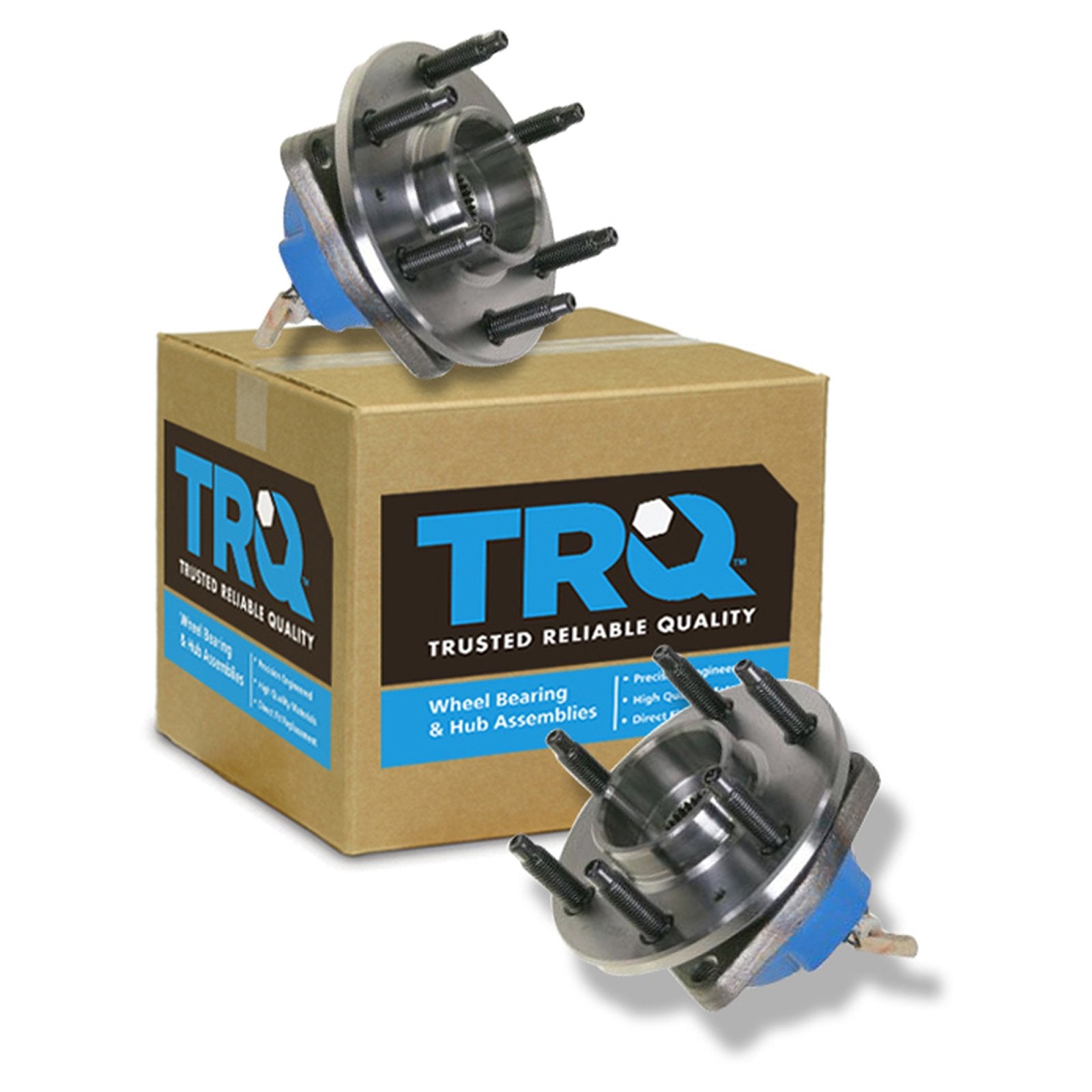 Trq Front Rear Wheel Hub Bearings Assembly Set Compatible With 2004-2007 Cadillac Cts 2004-2009 Srx 2005-2011 Sts