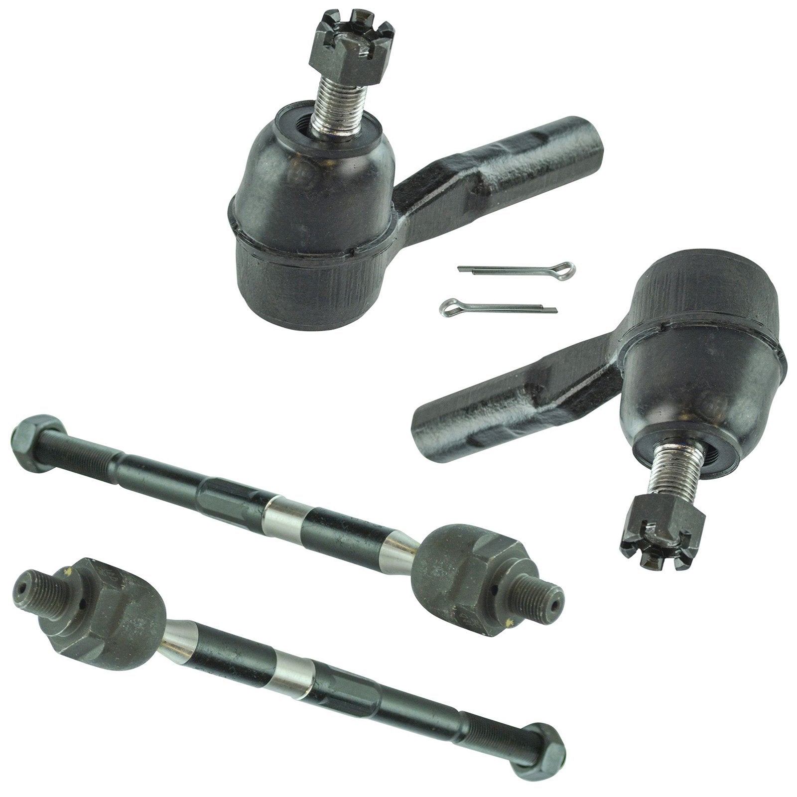 Trq Front Tie Rod Set Compatible With 2006-2012 Chevrolet Colorado Gmc Canyon 2007-2008 Isuzu I-290