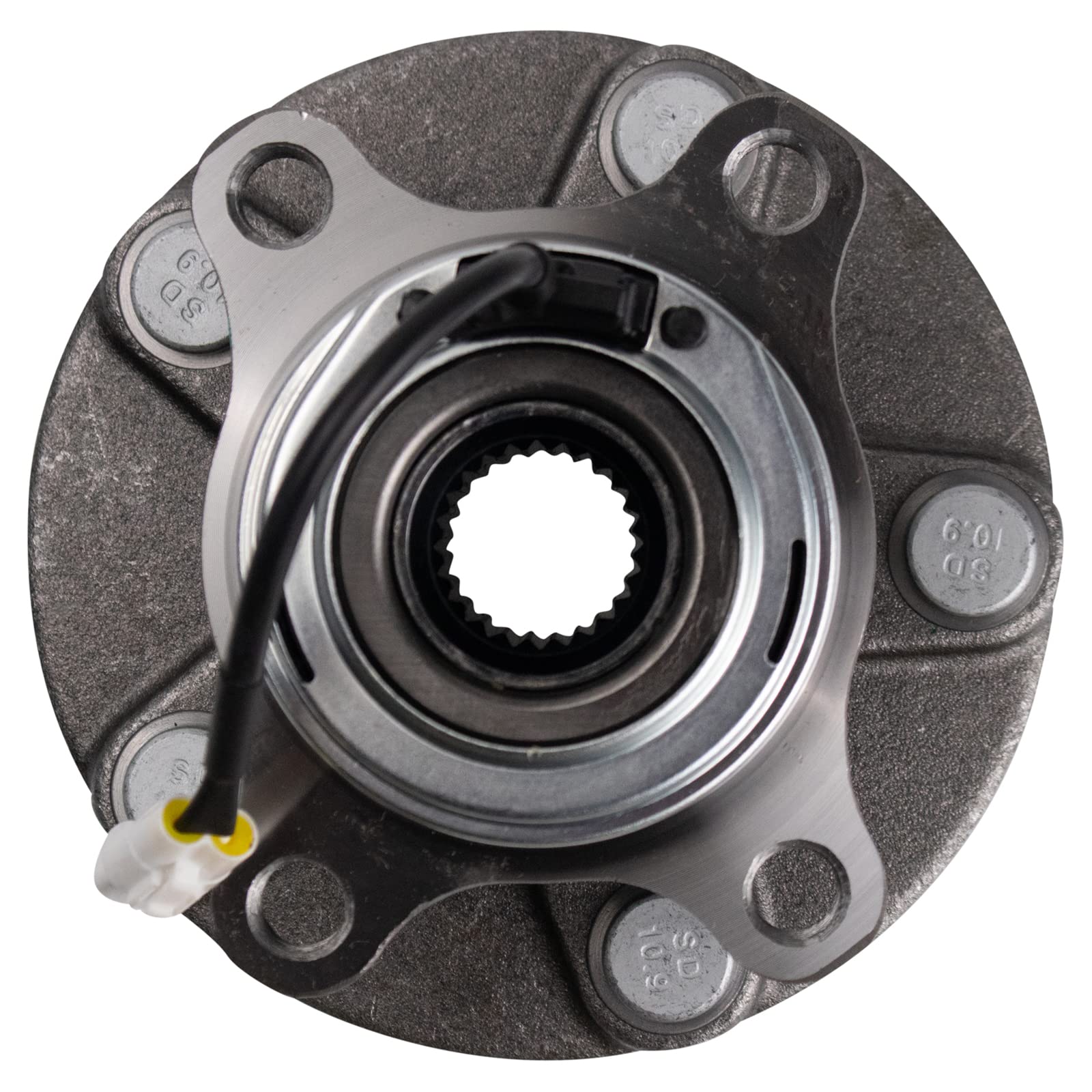 Trq Rear Left Right Wheel Hub Bearing Assembly Driver Passenger Side Compatible With 2007-2013 Suzuki Sx4