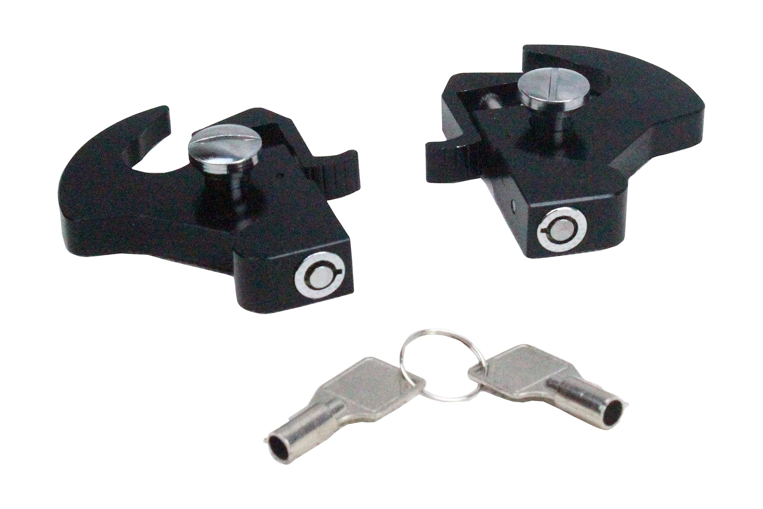 Yhmoto Detachable Rotary Docking Latches With Locks For Harley Davidson Sissy Bar Uprights And Luggage Racks