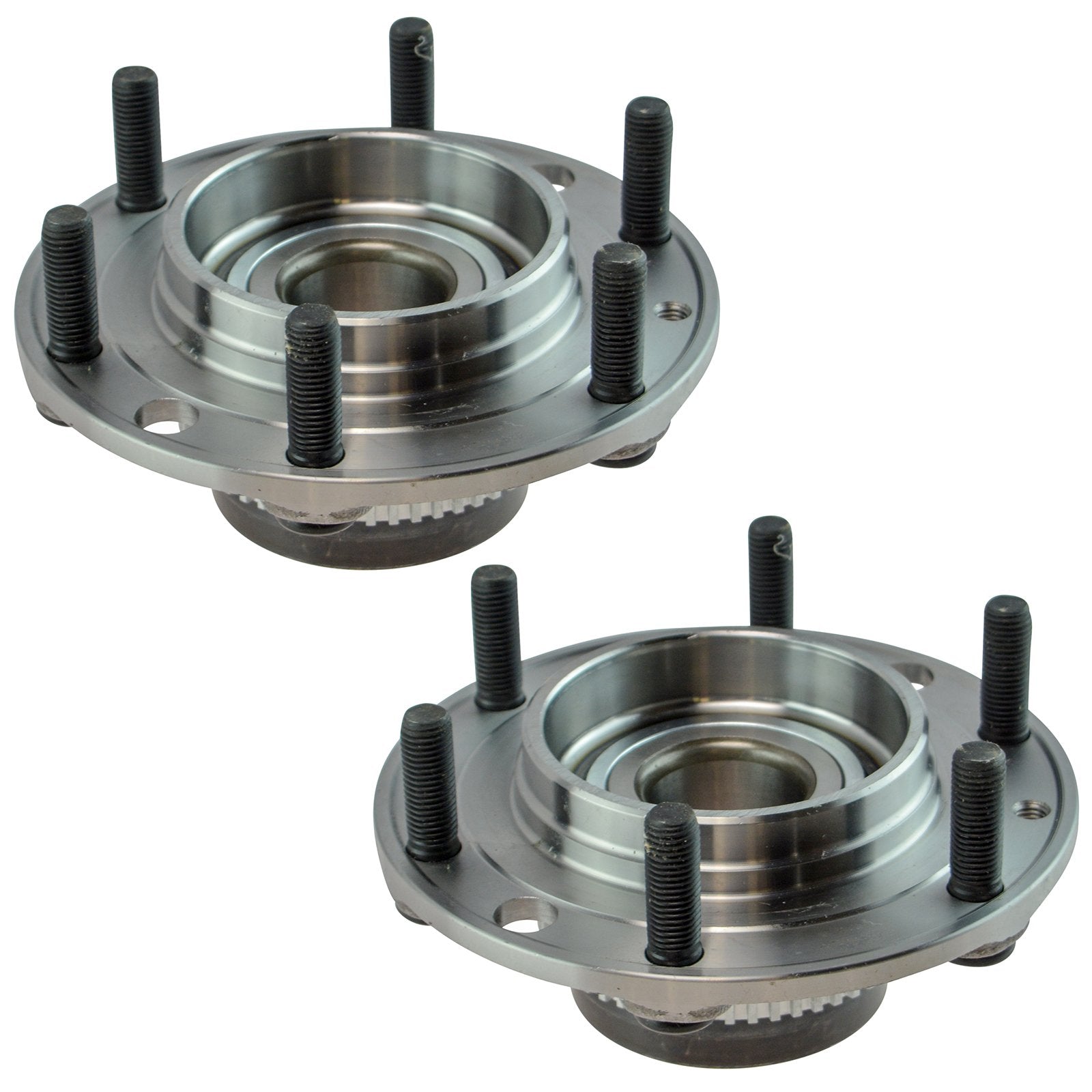 Trq Rear Wheel Hub Bearings Assembly Set Compatible With 2007-2008 Hyundai Entourage 2006-2014 Kia Sedona