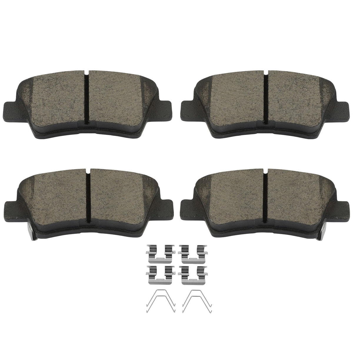 Scitoo D1813 Ceramic Brake Pads Sets Rear W/Hardware Replacement For Hyundai 2016 2017 2018 2019 2020 2021 2022 2023,For Kia 201