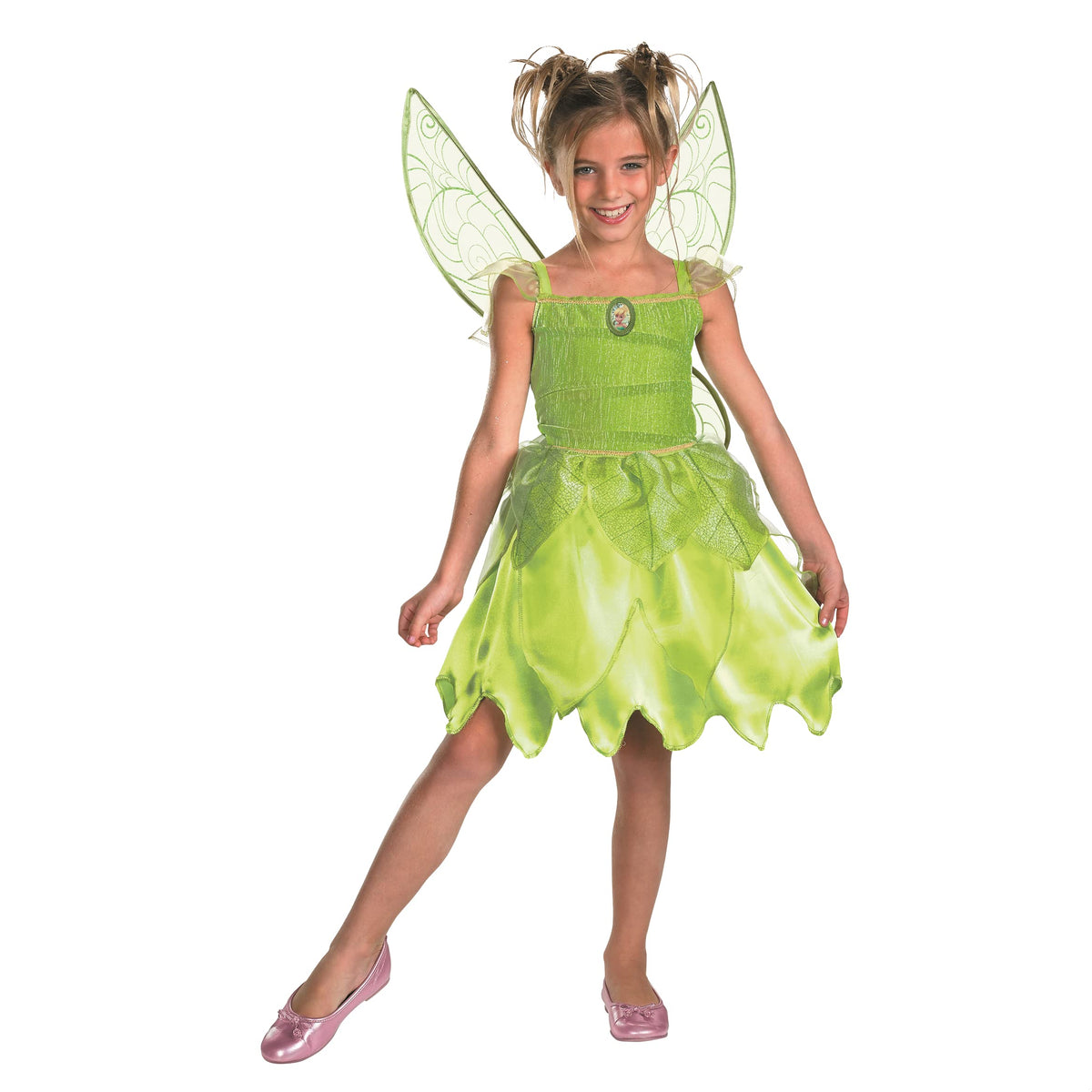 Disguise 187359 Tink And The Fairy Rescue- Tinkerbell Classic Child Costume Size: Small (4-6X)
