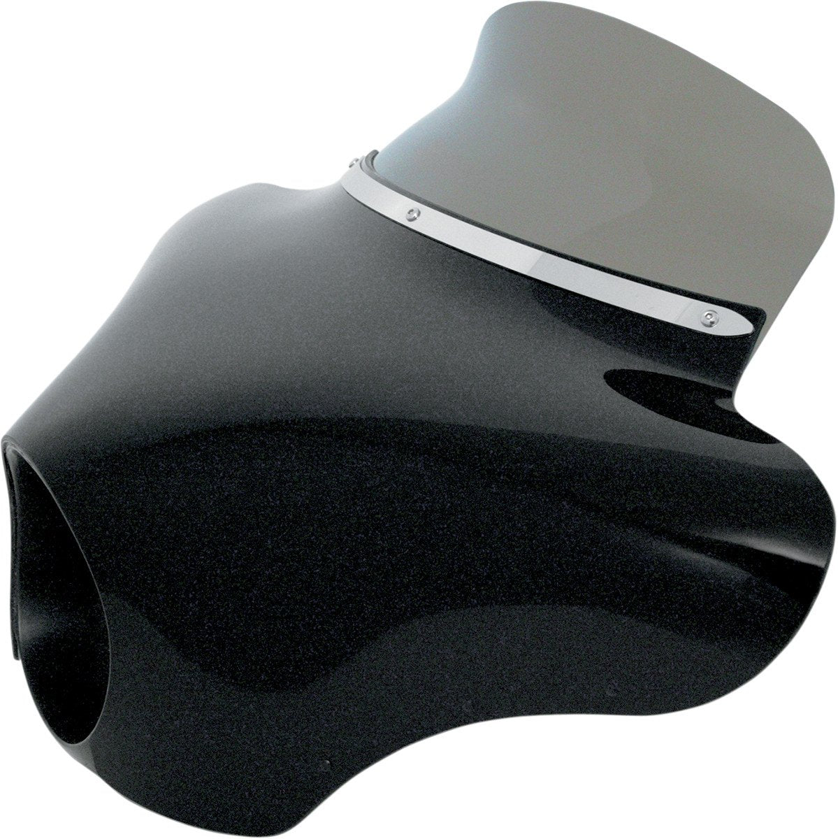 Memphis Shades MEP8541 Black/Smoke Windshield (Batwing Fairing Spoiler Batwing Fairing 6.5)