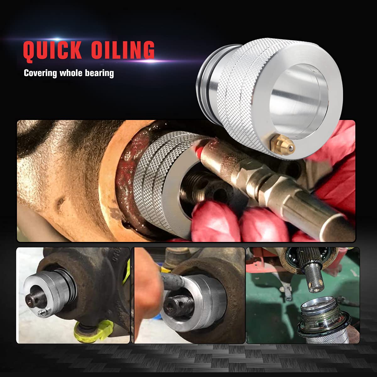 Chelhead 39Mm Wheel Bearing Greaser Tool Compatible With Can Am Maverick X3 & Max Turbo Rr 2021 2020 2019 2018 2017 Replace 293350109