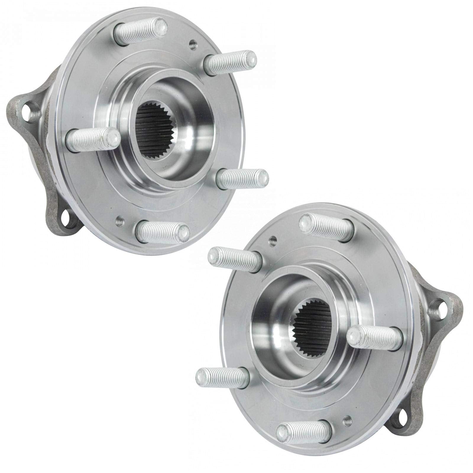 Trq Front Rear Wheel Hub Bearings Assembly Set Compatible With 2007-2020 Hyundai Santa Fe 2013-2018 Santa Fe Sport 2019 Santa Fe