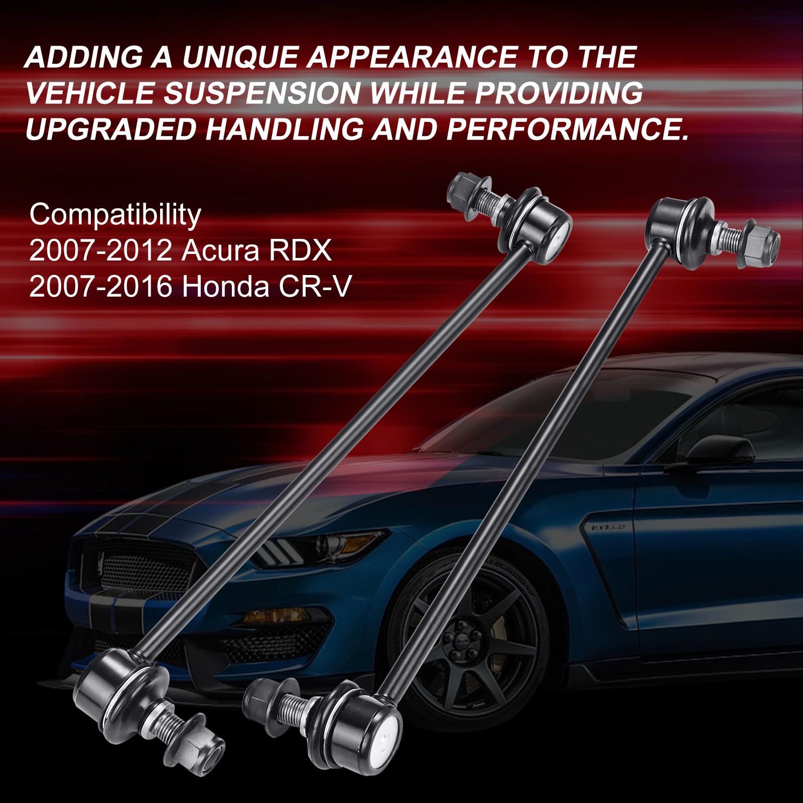 K750297 Sway Bar Links - Front Stabilizer Sway Bar Link Suspension Kit Compatible With Acura Rdx 2007-2012 Honda Cr-V 2007-2016