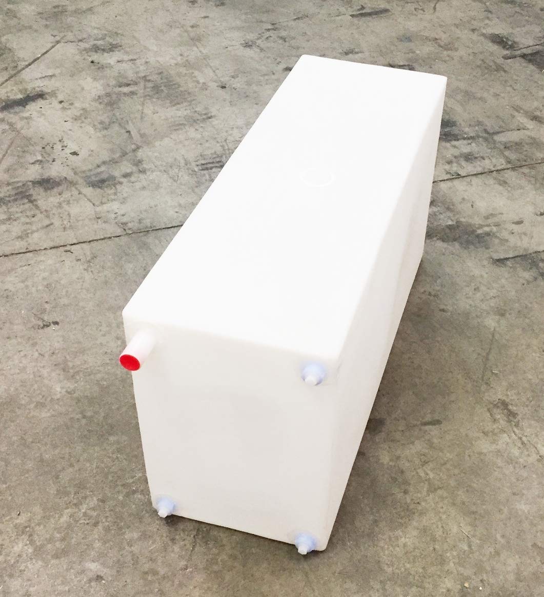 A.A 30 Gallon RV Fresh/Gray Water Tank - BPA Free, 34 x 18 x 12 - Durable and Lightweight Solution for RVs and Camping