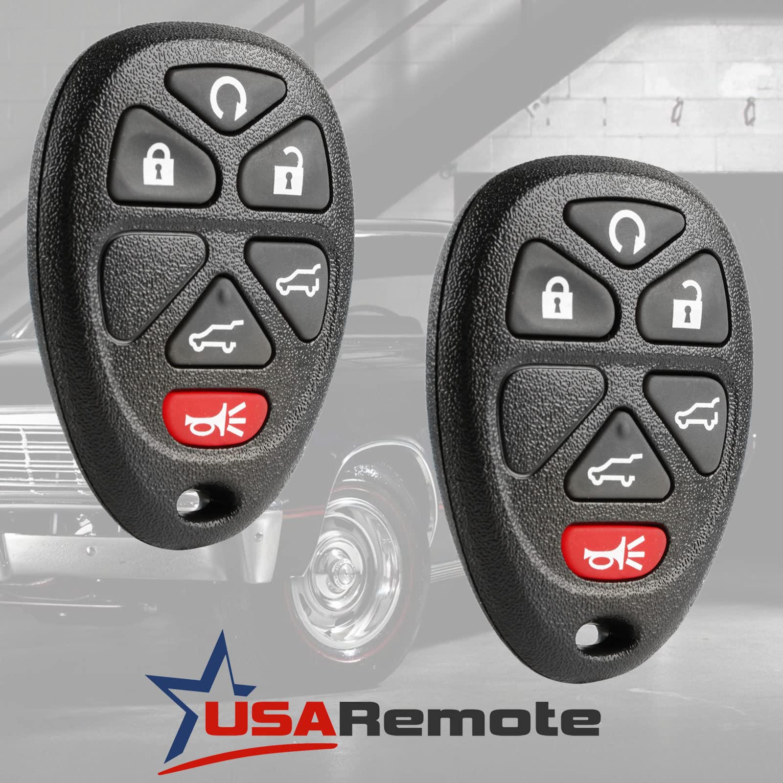 Car Key Fob Keyless Entry Remote fits 2007-2014 Chevy Tahoe Suburban / 2007-2014 Cadillac Escalade / 2007-2014 GMC Yukon (fits P