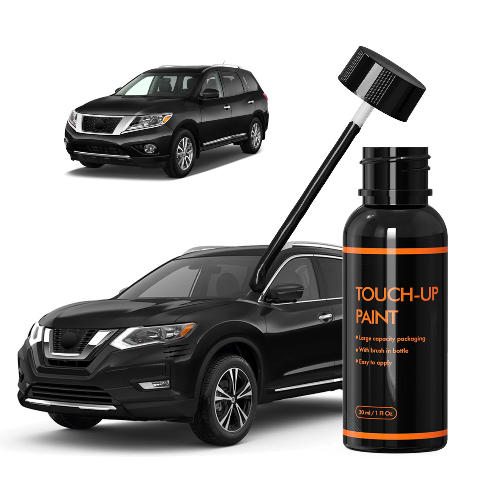 Xtryfun G41 Magnetic Black Touch Up Paint For Nissan, Diy Car Paint Scratch Repair Kit, Automotive Paint, Quick & Easy Fix Scrat