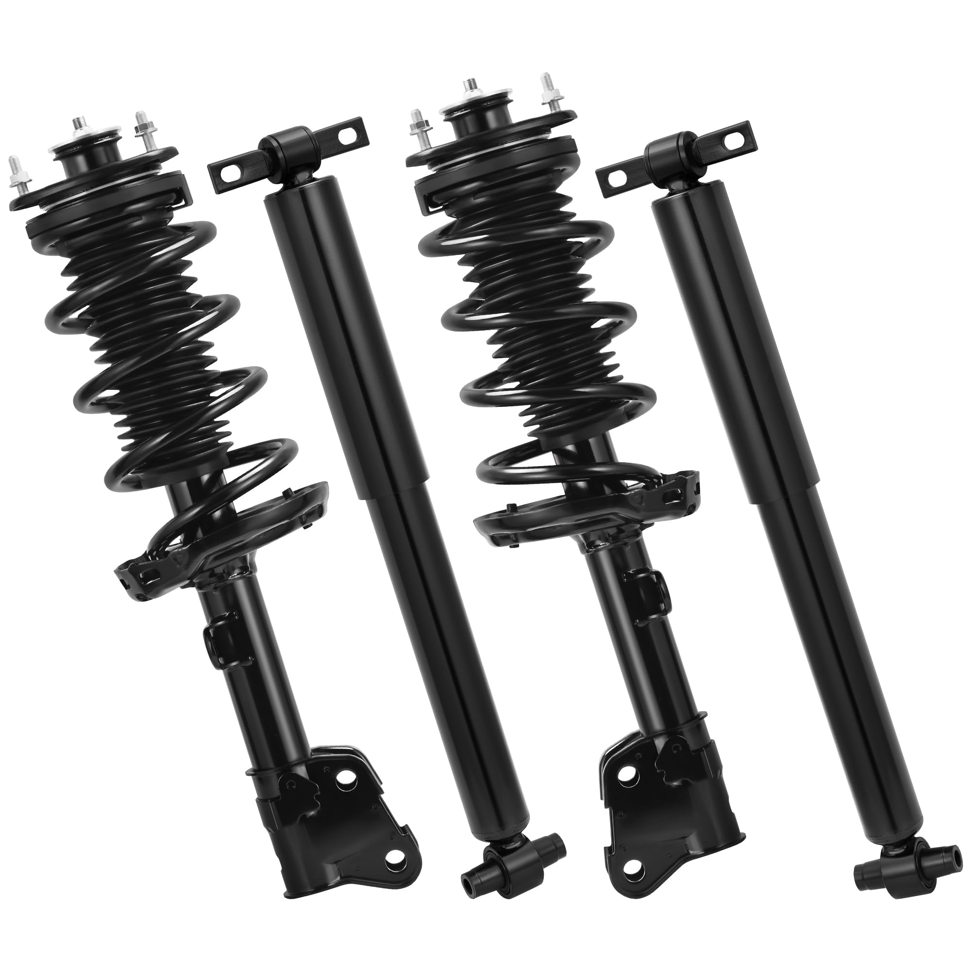 Yitamotor Front Complete Strut Quick Struts Rear Shocks And Coil Spring Assembly Compatible With 2009-2015 Pilot