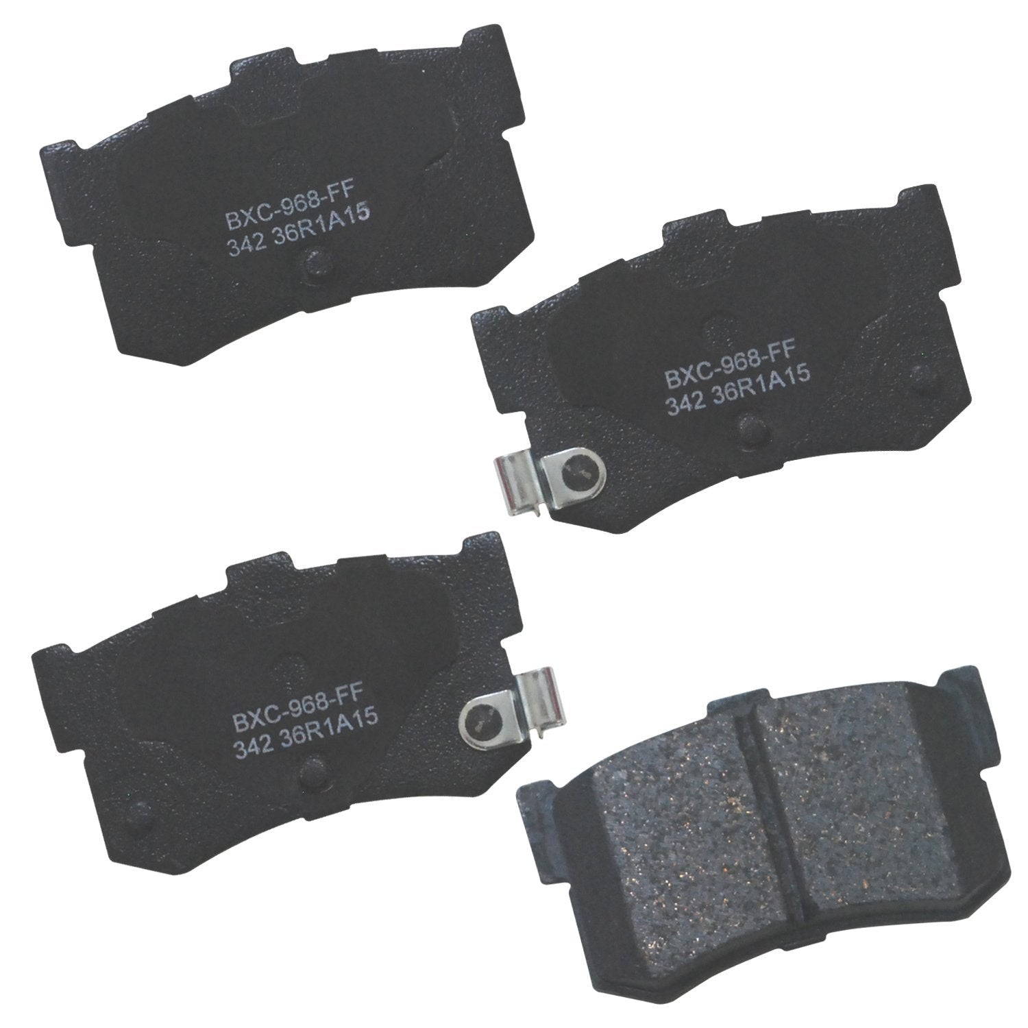 Bendix Premium Sbc342 Ceramic Rear Brake Pads For Acura Legend 1988-1986