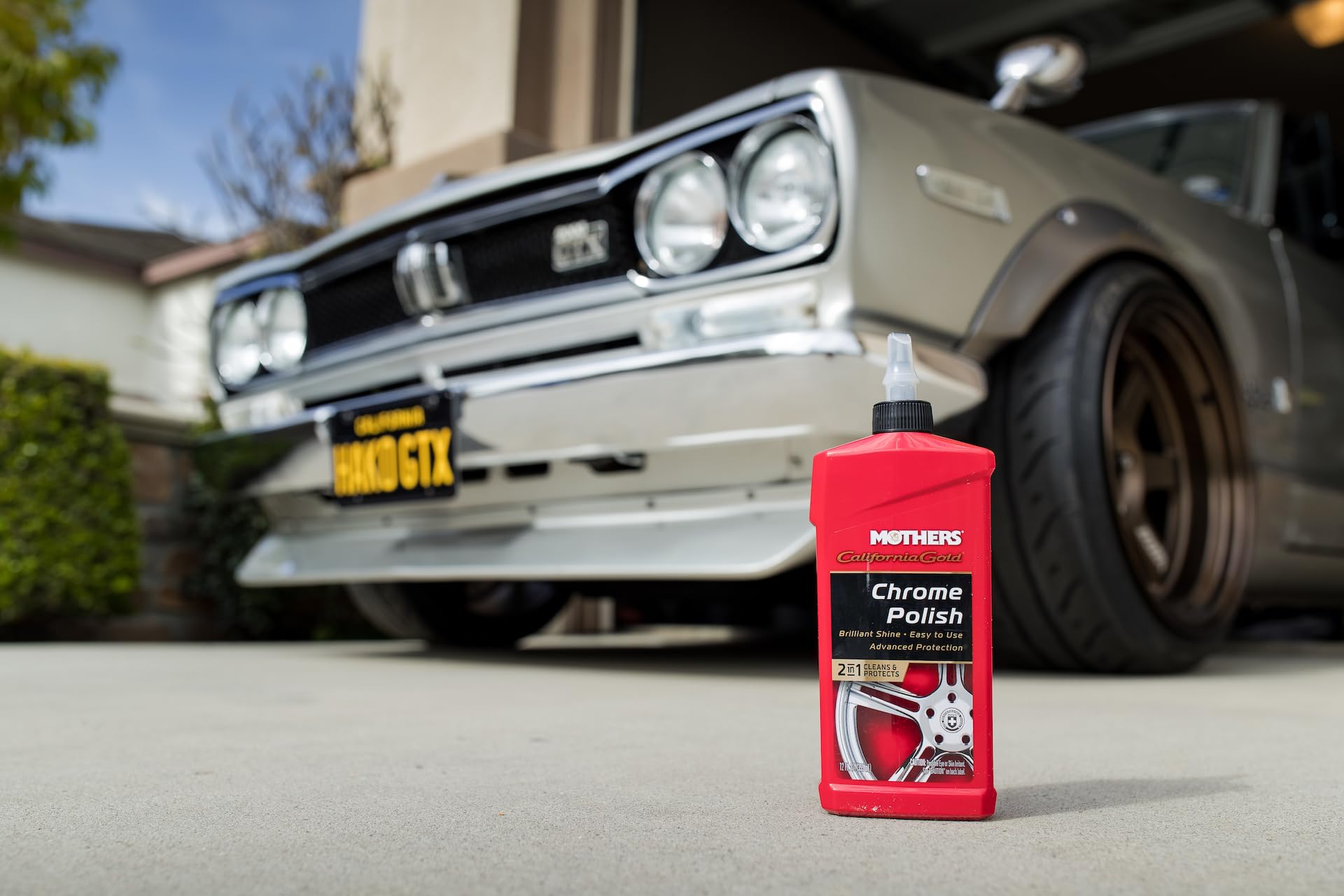 Mothers 05212 California Gold Chrome Polish, 12 Oz.