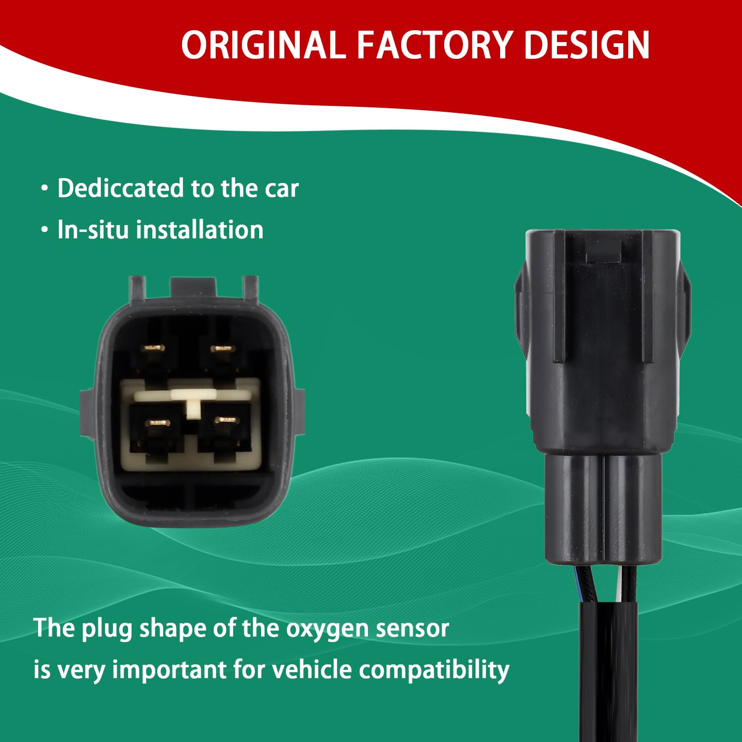 Necatuo 89467-52070 Upstream Oem Oxygen Sensor O2 Sensor Compatible With 2009-2012 Yaris Auris Corolla 2005-2013 Lexus Is Ii Rep