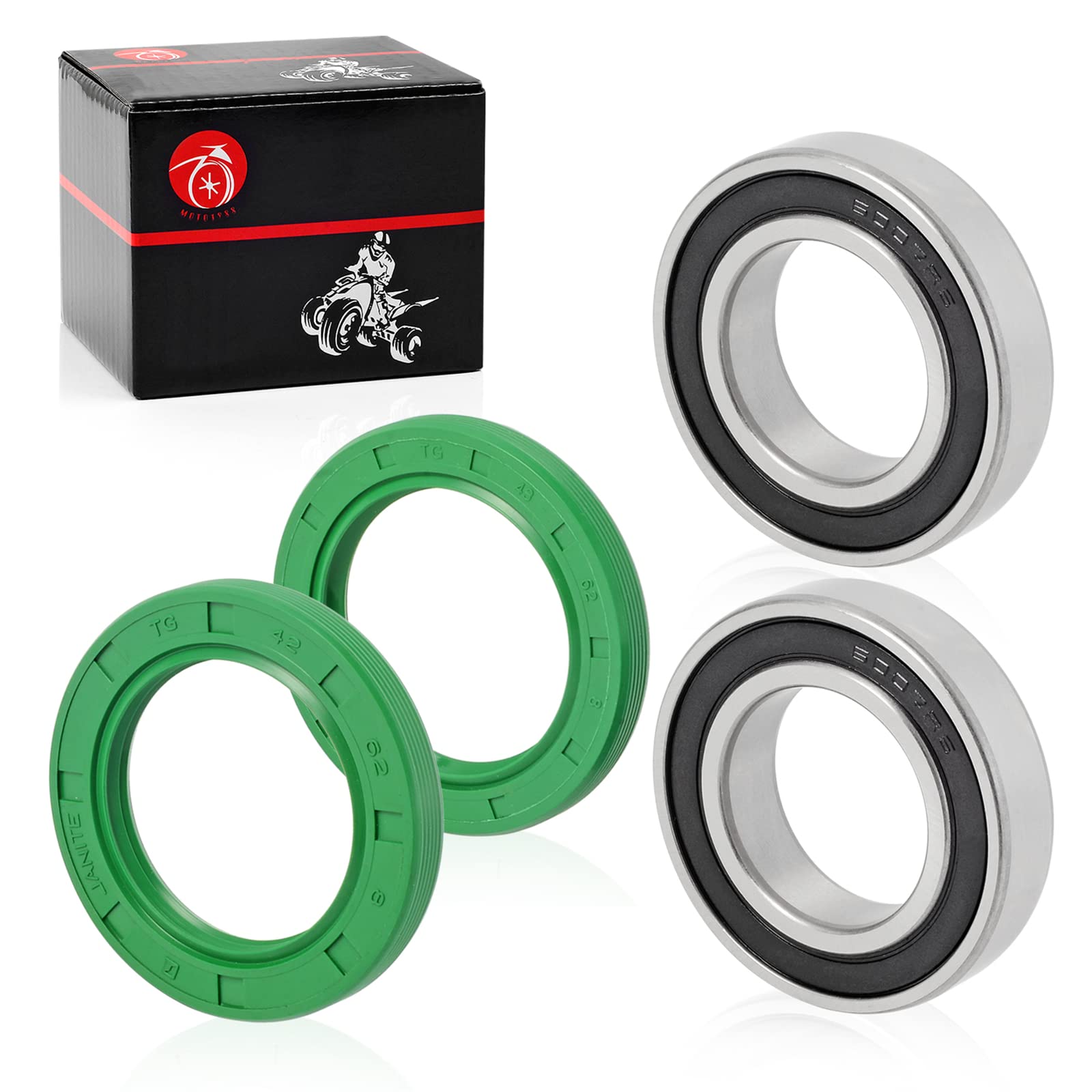 Rear Axle Wheel Bearing & Seal Kit For YAMAHA Banshee 350 Blaster 200 Raptor 660 660R Breeze 125 1987-2006 Grizzly 125 2004-2010